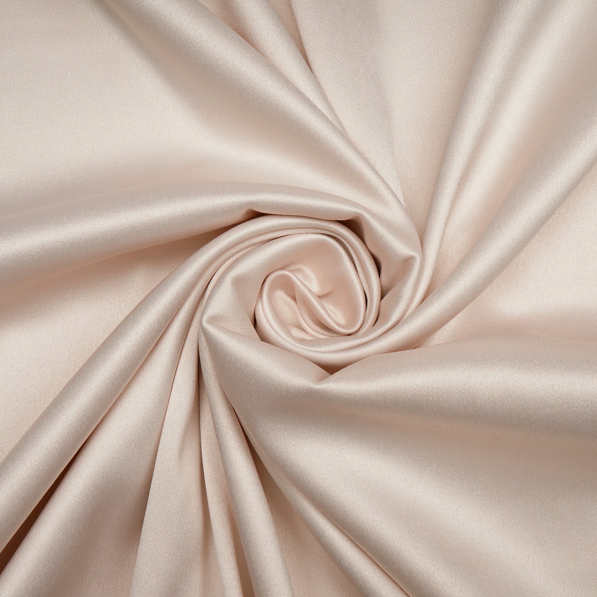 Eggnog Solid Dyed Imported Duchess Satin Fabric (60" Width)