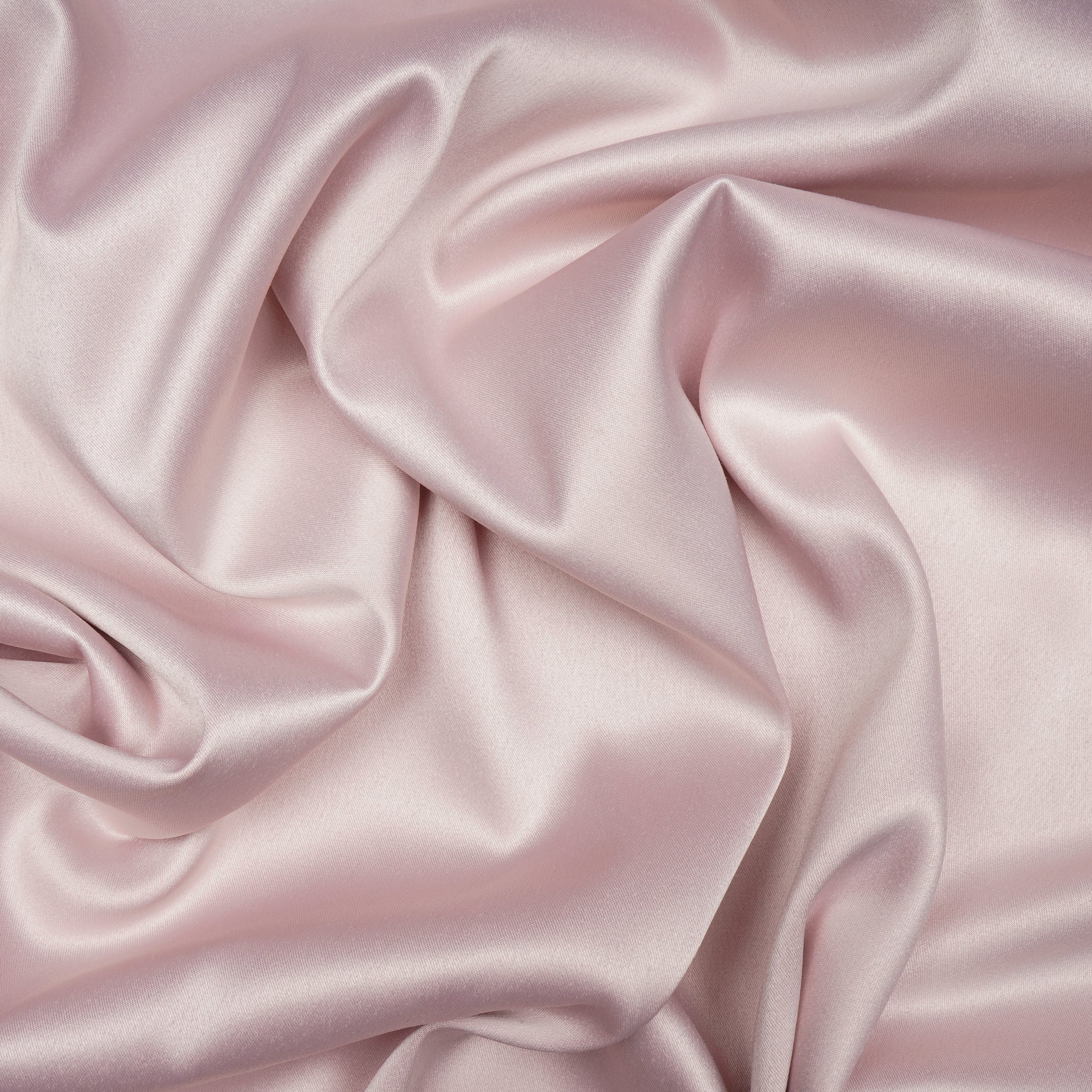 Almost Mauve Solid Dyed Imported Duchess Satin Fabric (60" Width)