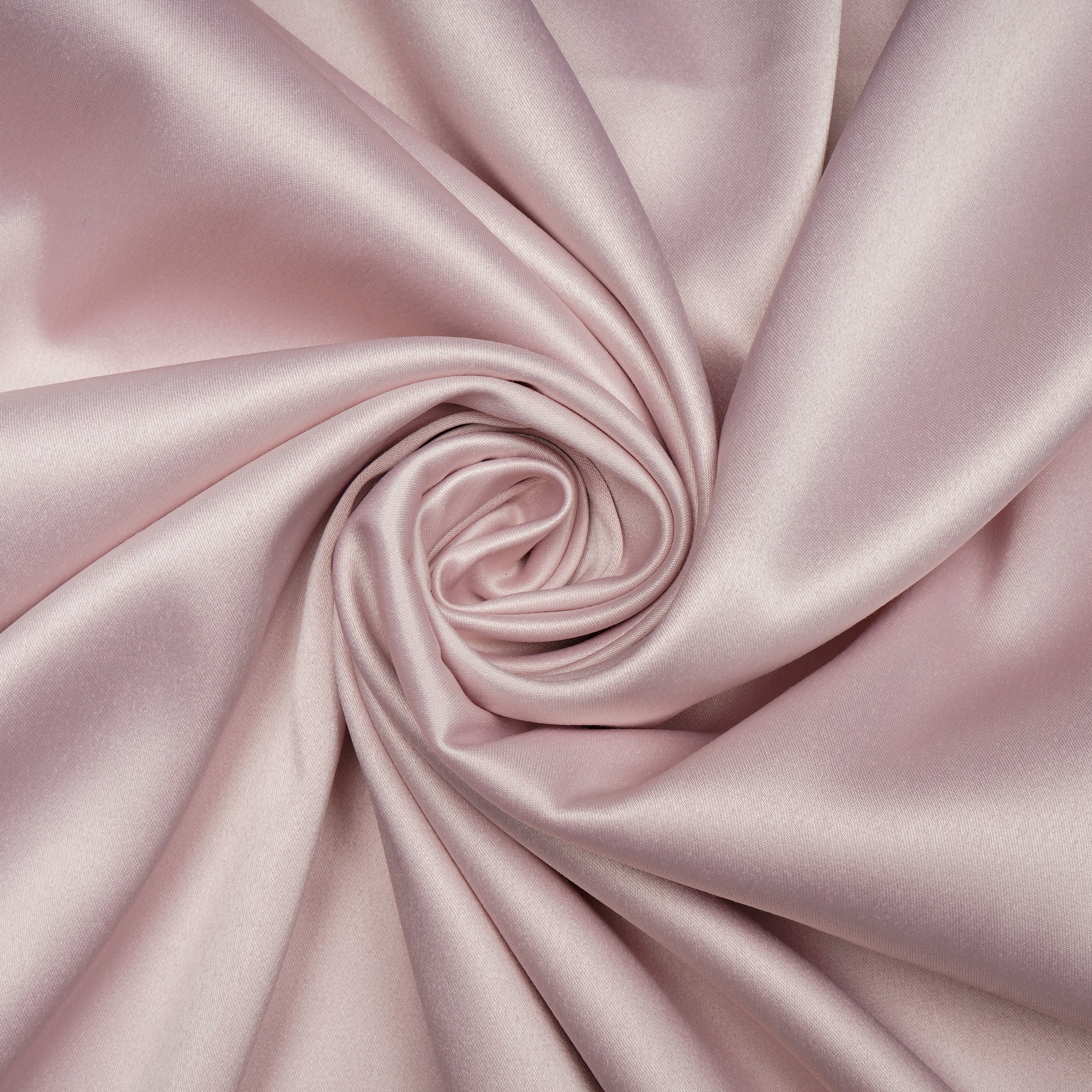 Almost Mauve Solid Dyed Imported Duchess Satin Fabric (60" Width)
