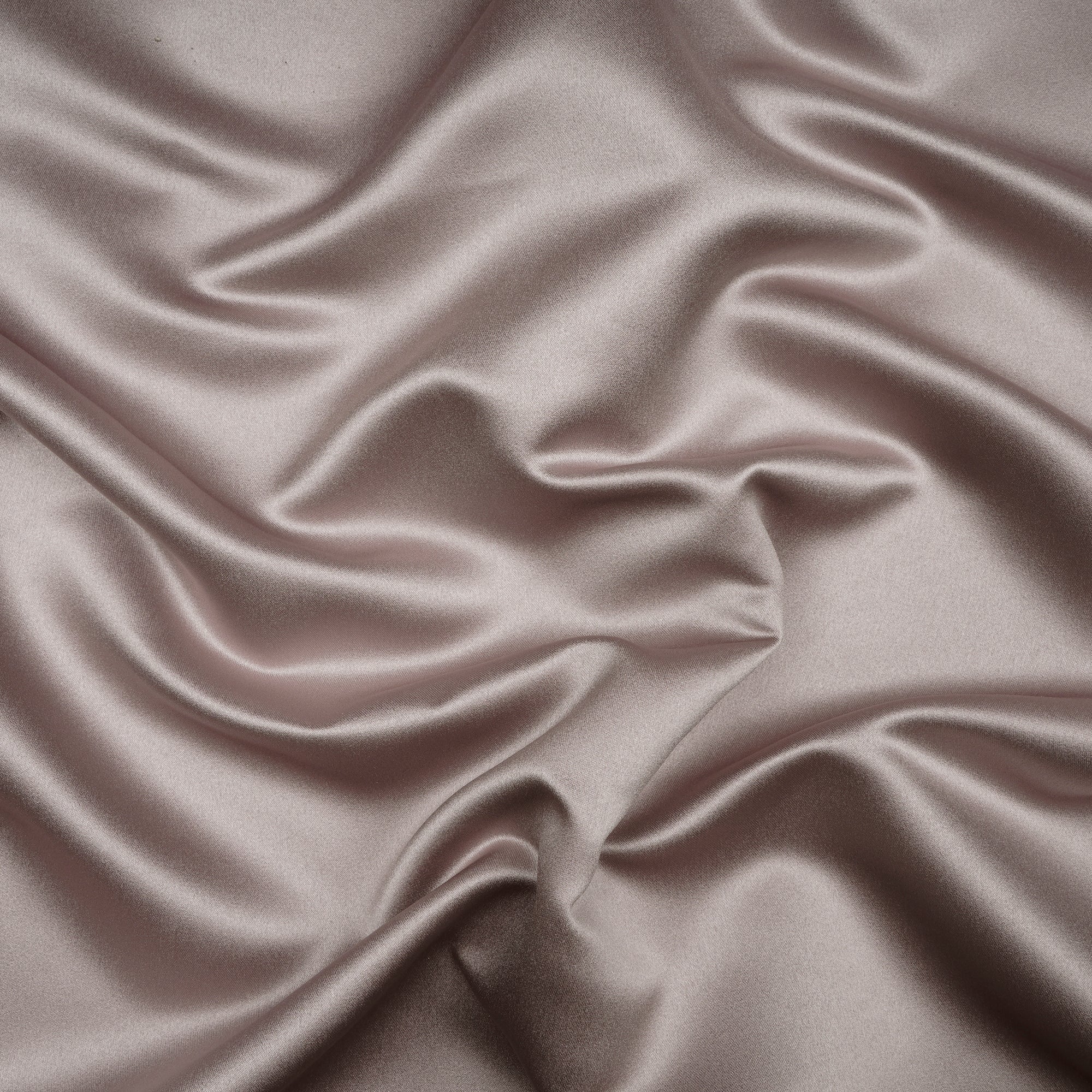 Simply Taupe Solid Dyed Imported Duchess Satin Fabric (60" Width)