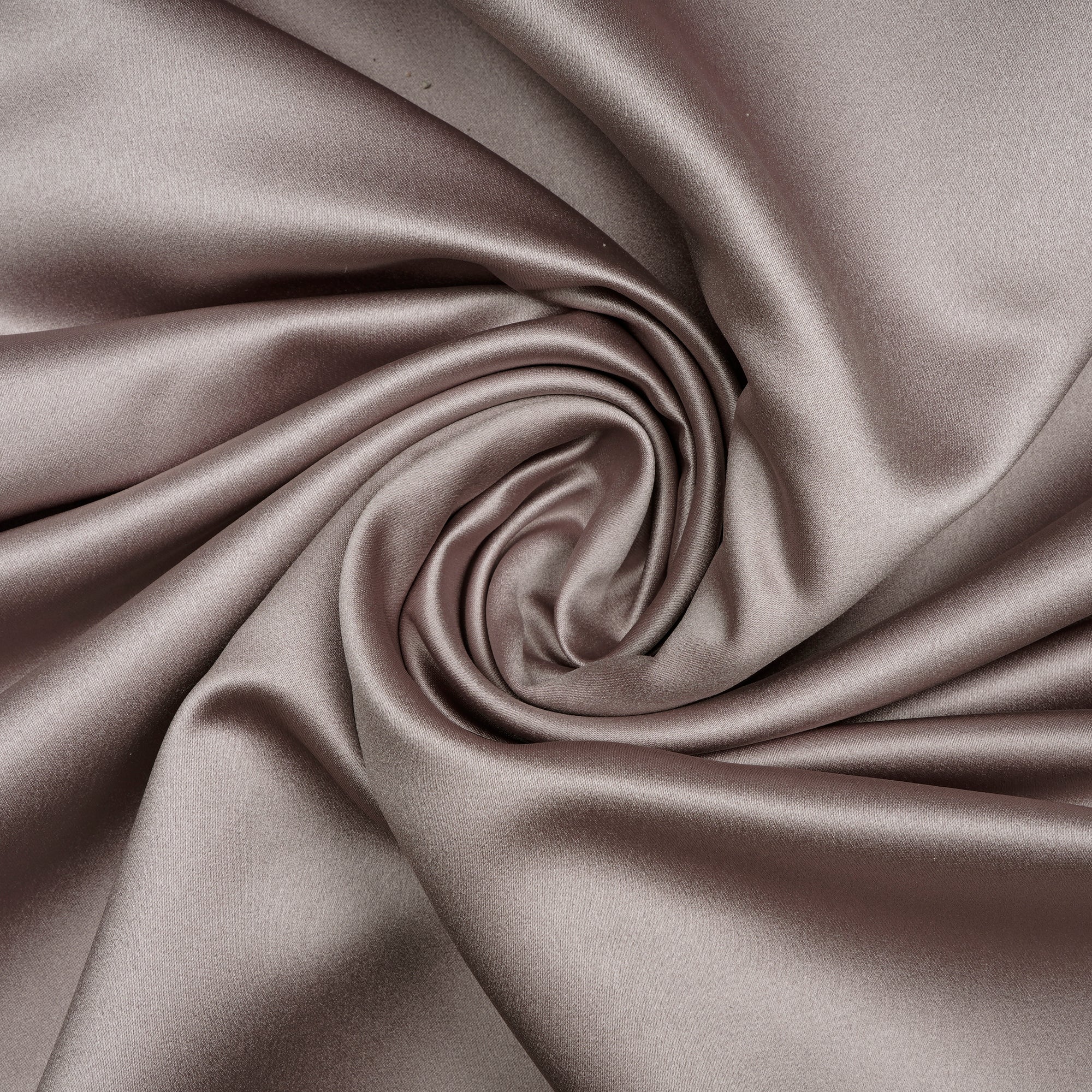 Simply Taupe Solid Dyed Imported Duchess Satin Fabric (60" Width)