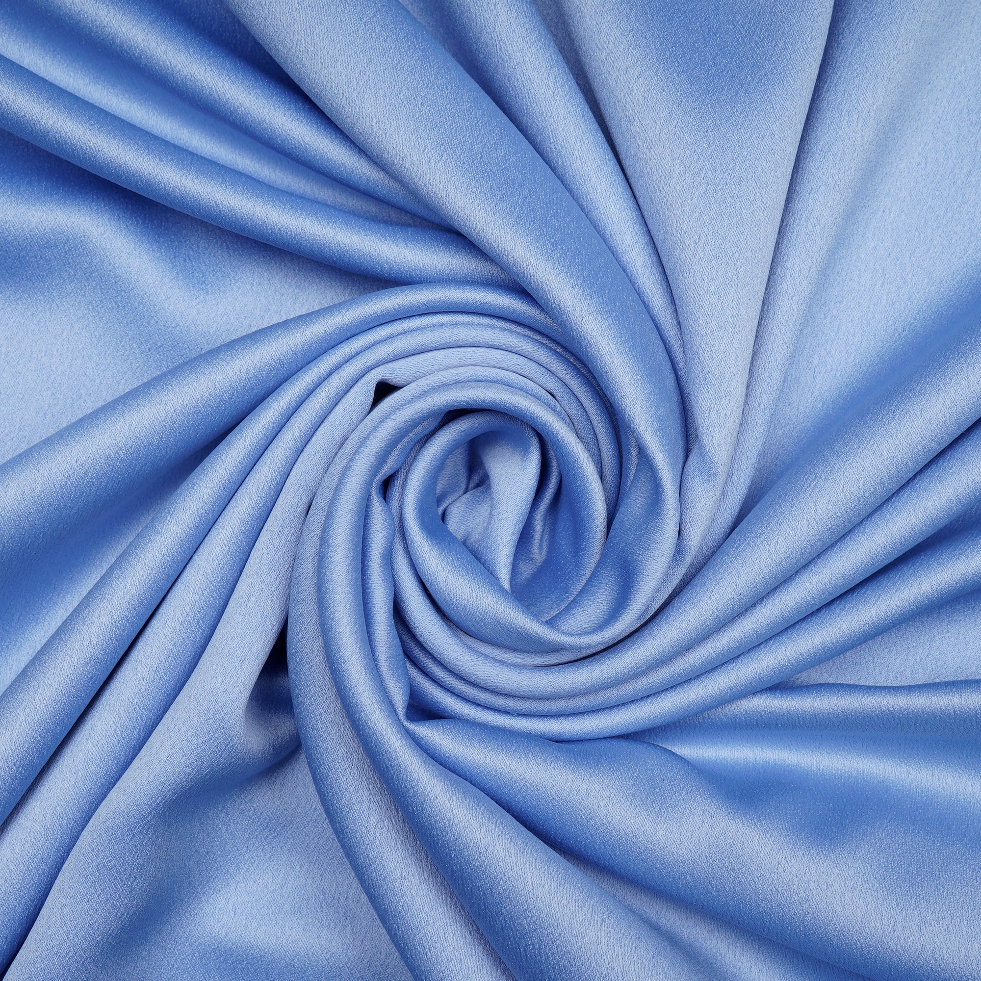 Frozen Fjord Solid Dyed Imported Versace Crepe Fabric (60" Width)
