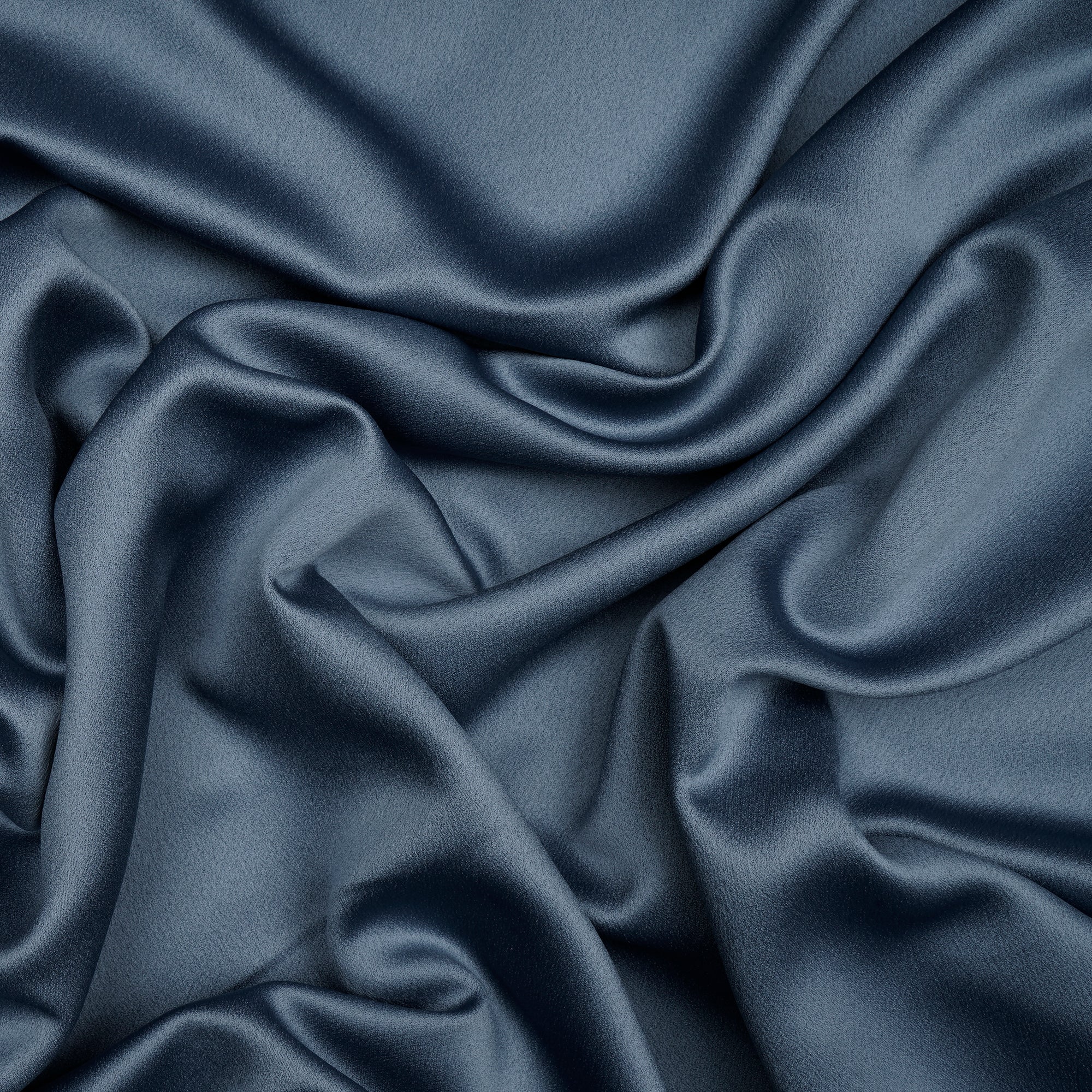 Mallard Blue Solid Dyed Imported Versace Crepe Fabric (60" Width)