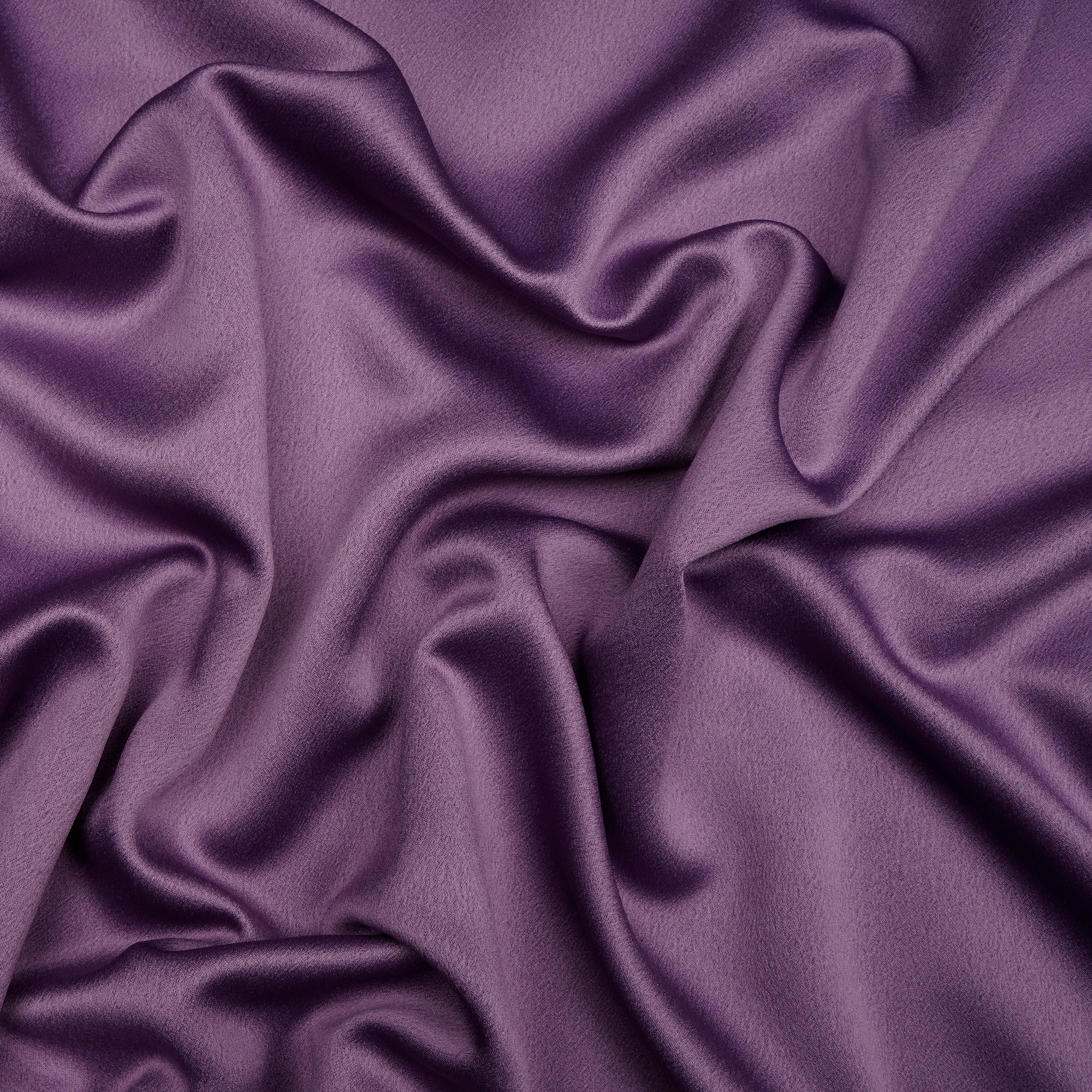 Concord Grape Solid Dyed Imported Versace Crepe Fabric (60" Width)