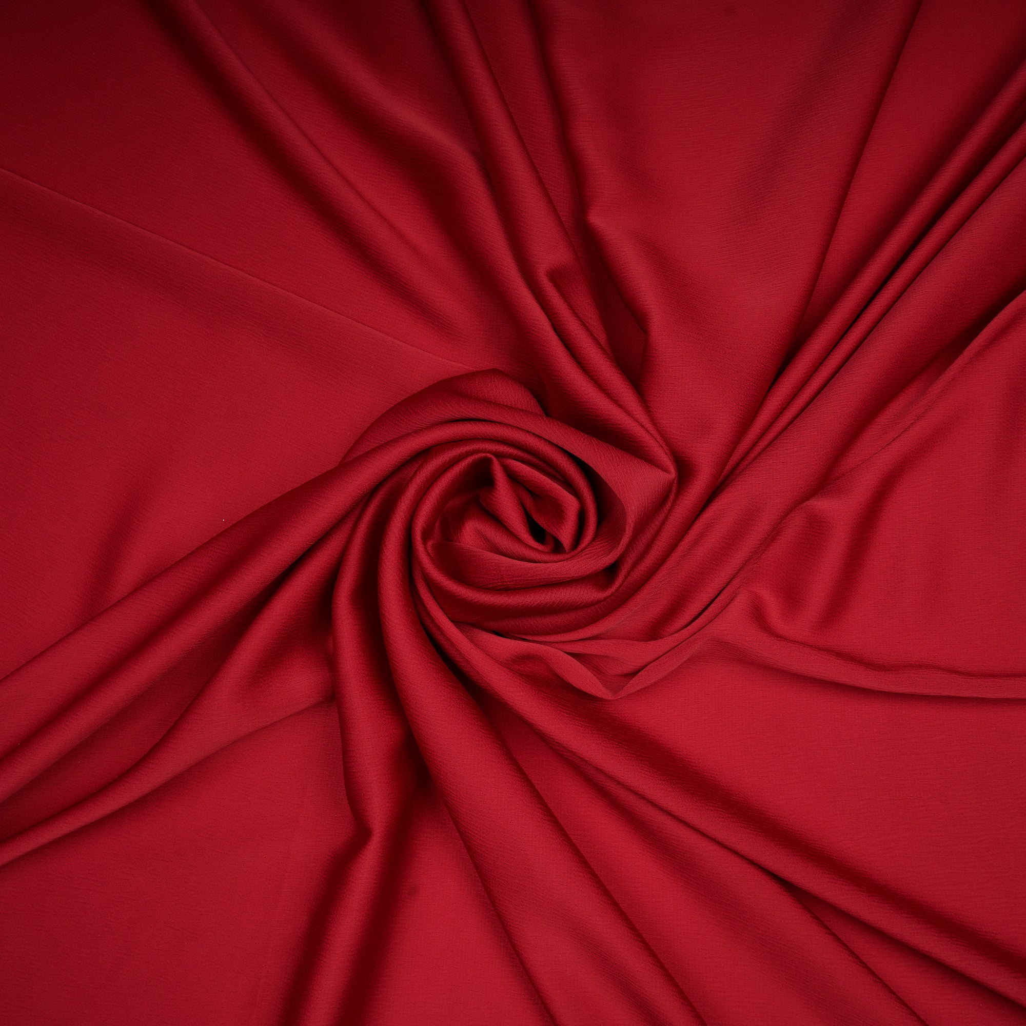 Red Solid Dyed Imported Cocktail Satin Fabric (60" Width)