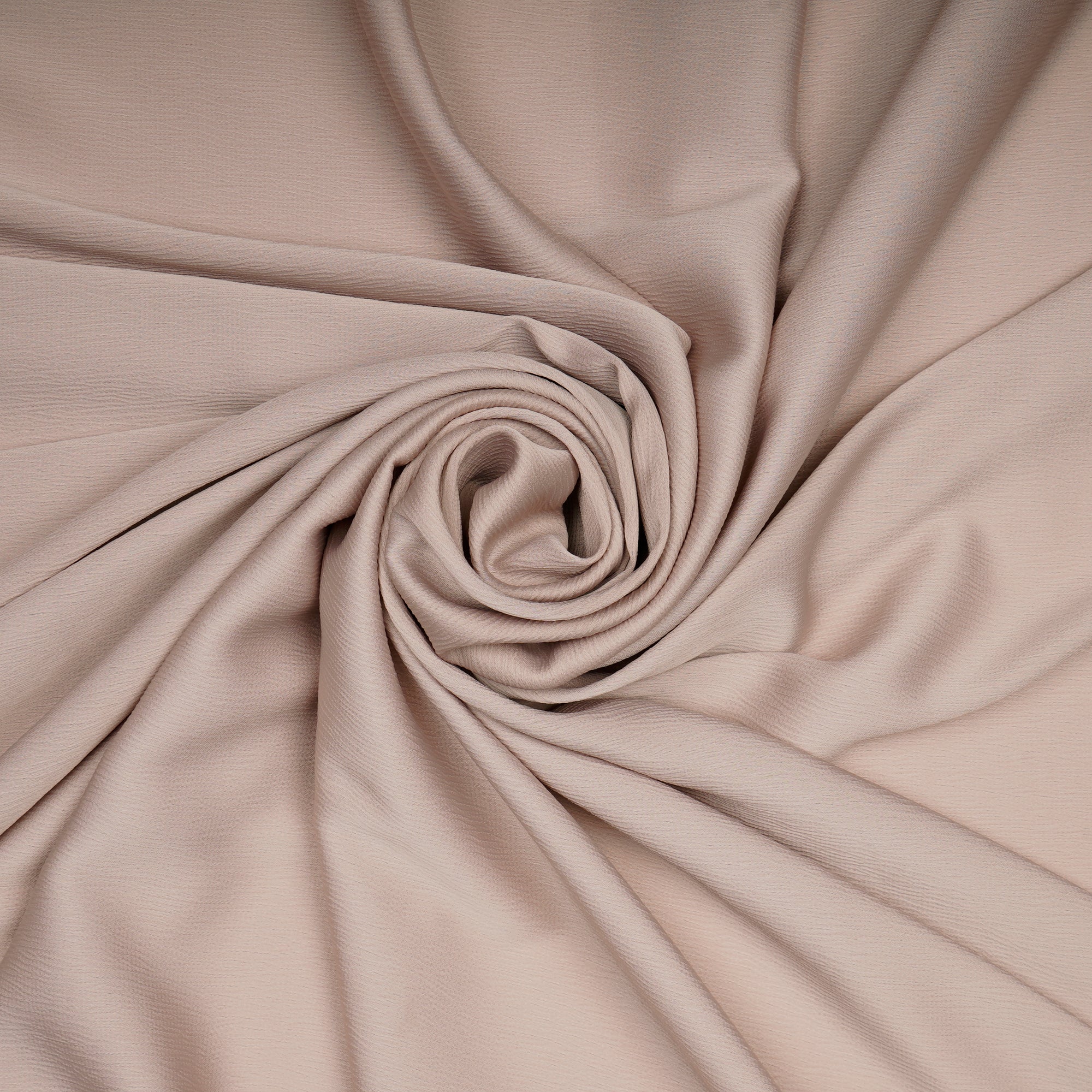 Tapioca Solid Dyed Imported Cocktail Satin Fabric (60" Width)