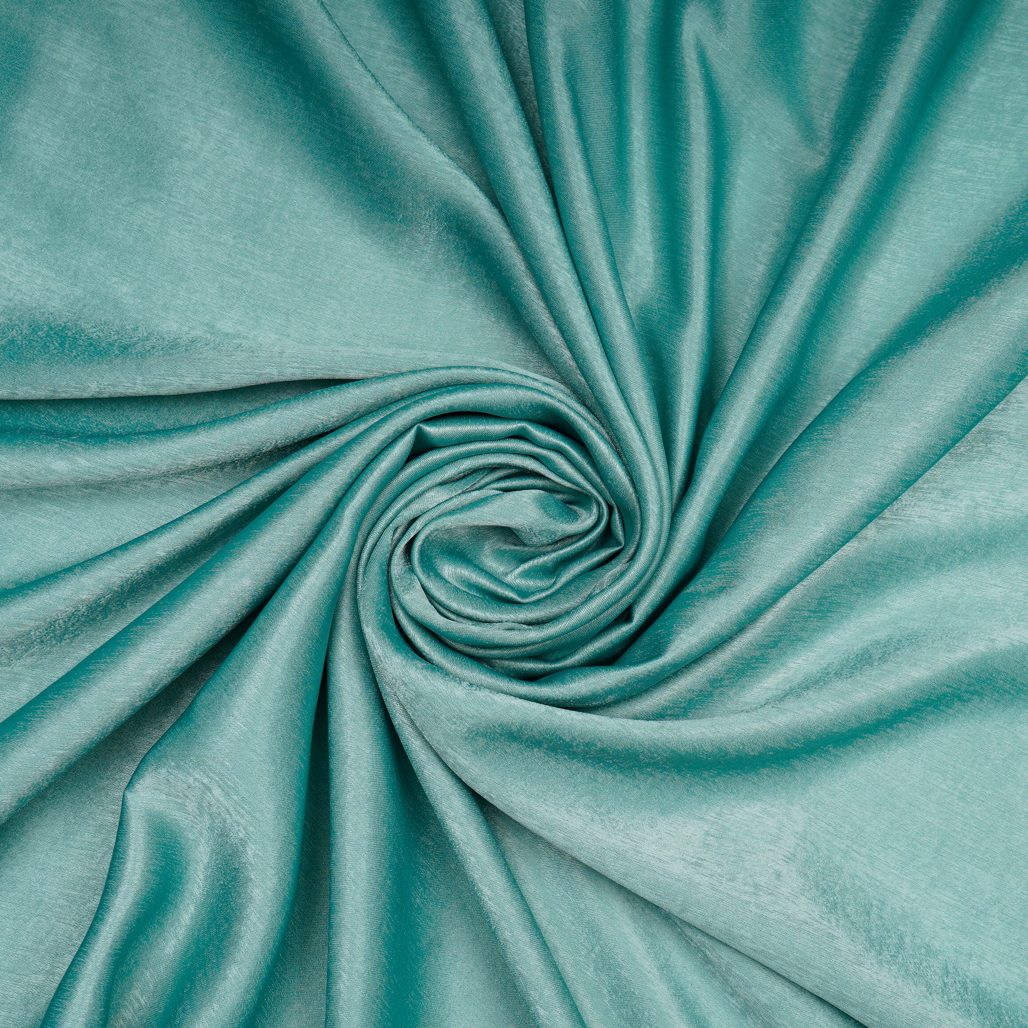 Ocean Wave Solid Dyed Imported Sandwash Satin Fabric (60" Width)
