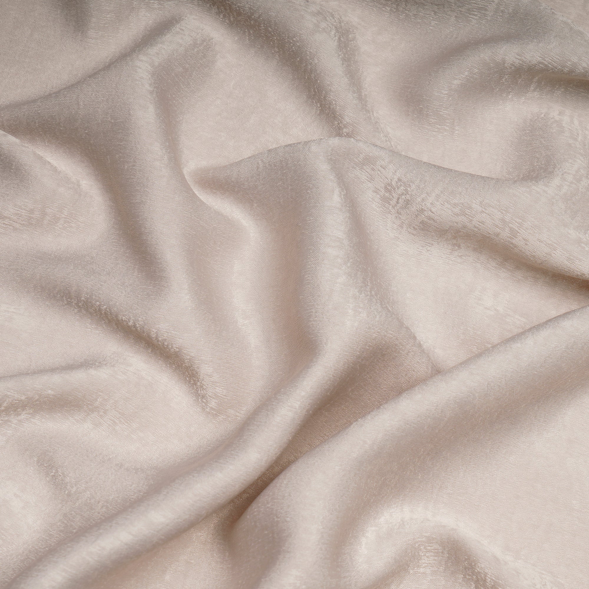 Grey Solid Dyed Imported Sandwash Satin Fabric (60" Width)