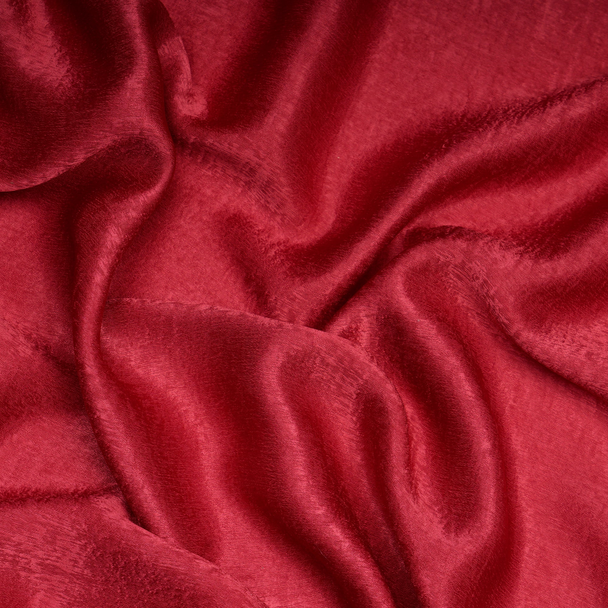 Tomato Puree Solid Dyed Imported Sandwash Satin Fabric (60" Width)