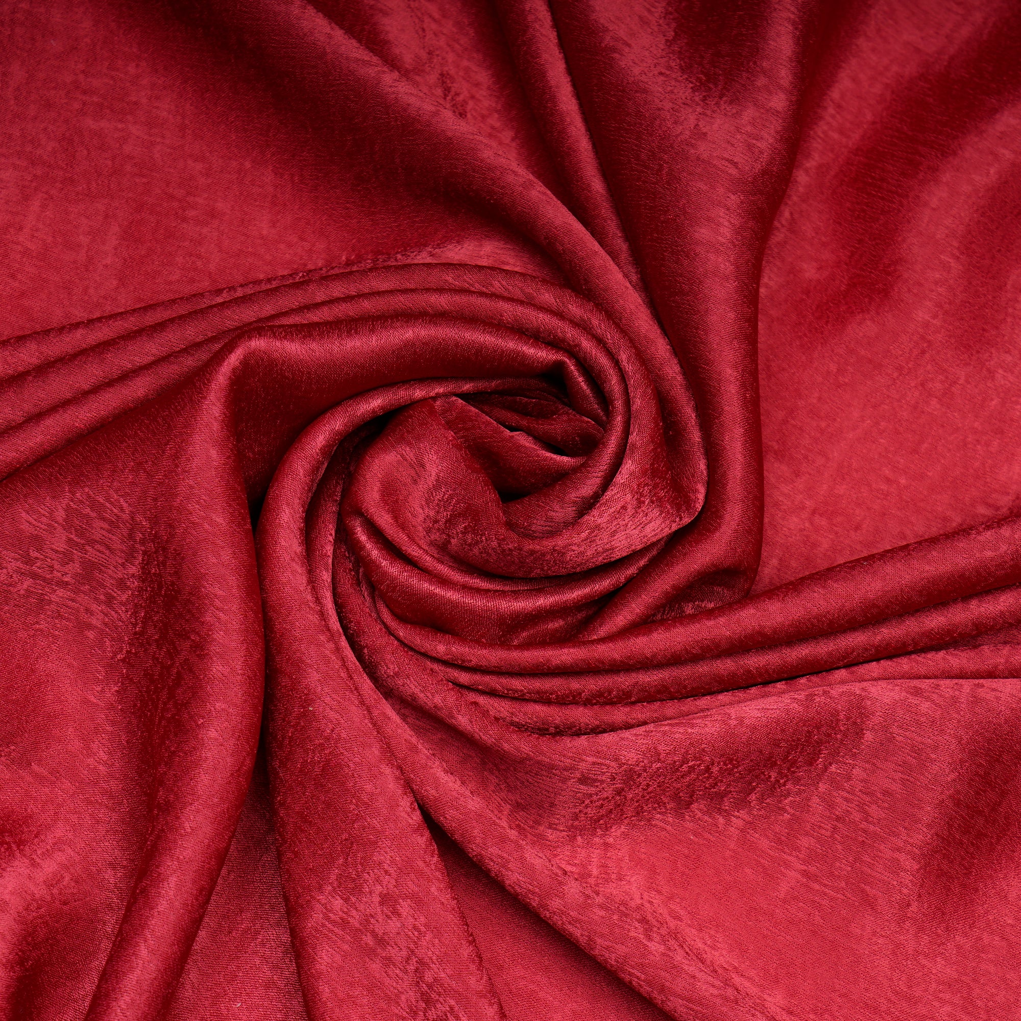 Tomato Puree Solid Dyed Imported Sandwash Satin Fabric (60" Width)