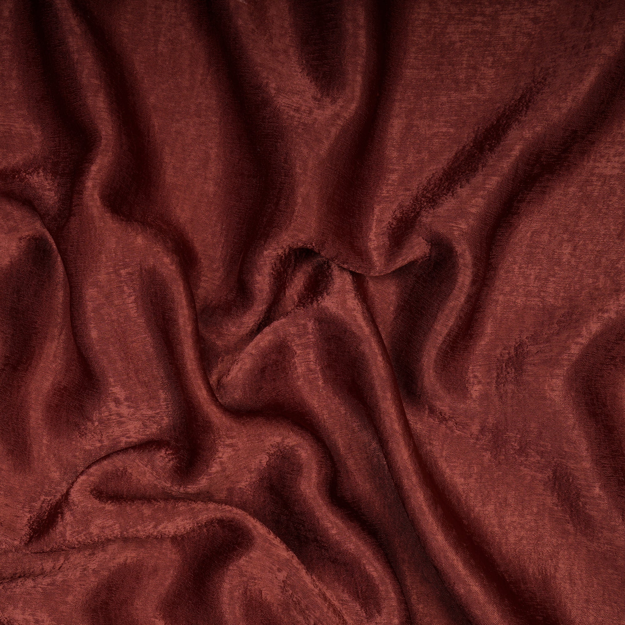Raw Sienna Solid Dyed Imported Sandwash Satin Fabric (60" Width)