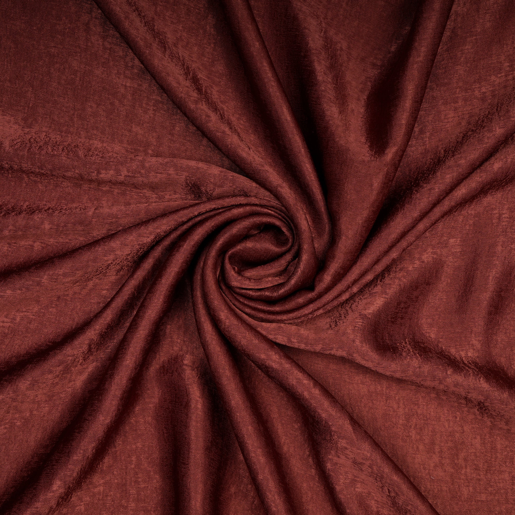 Raw Sienna Solid Dyed Imported Sandwash Satin Fabric (60" Width)