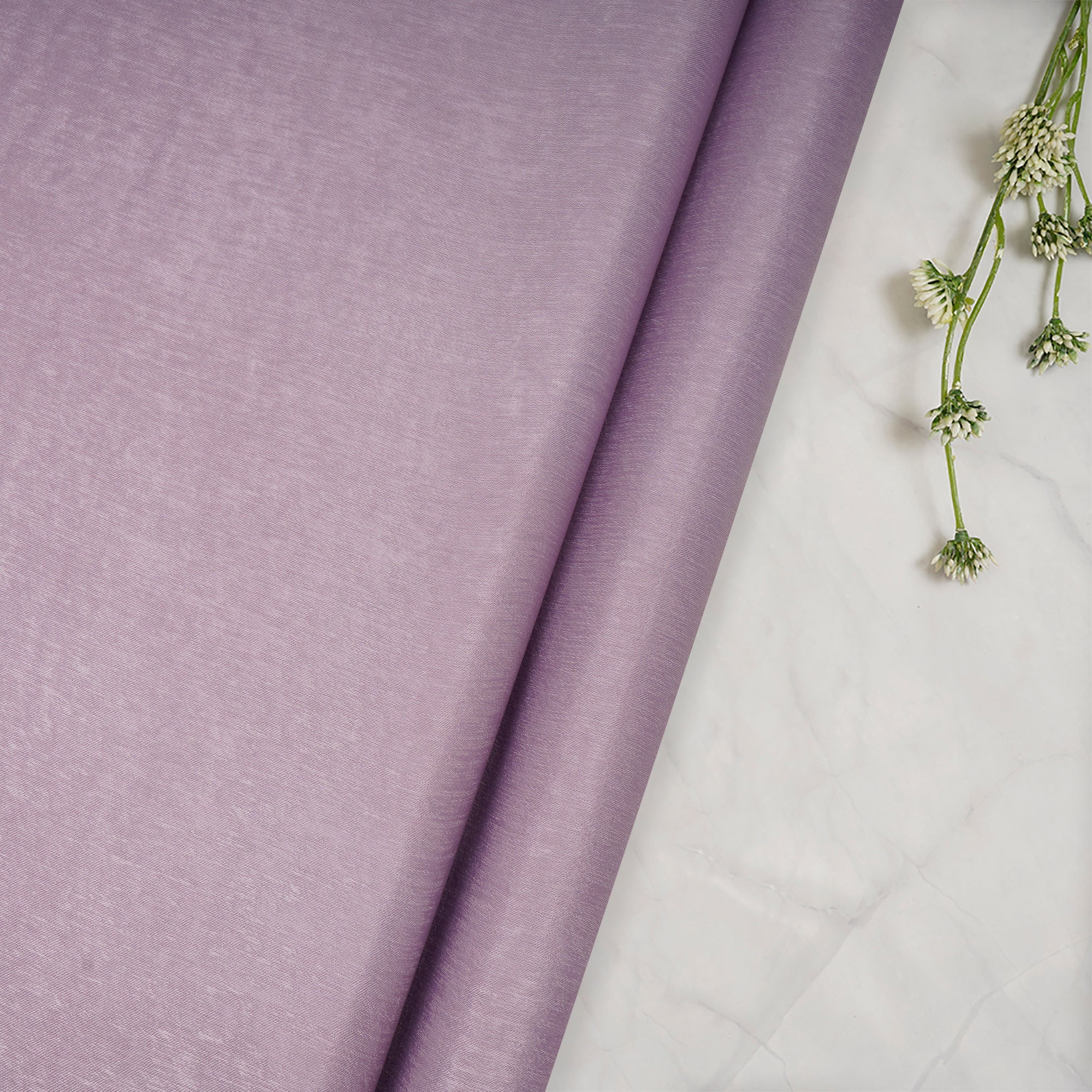 Lavender Solid Dyed Imported Sandwash Satin Fabric (60" Width)