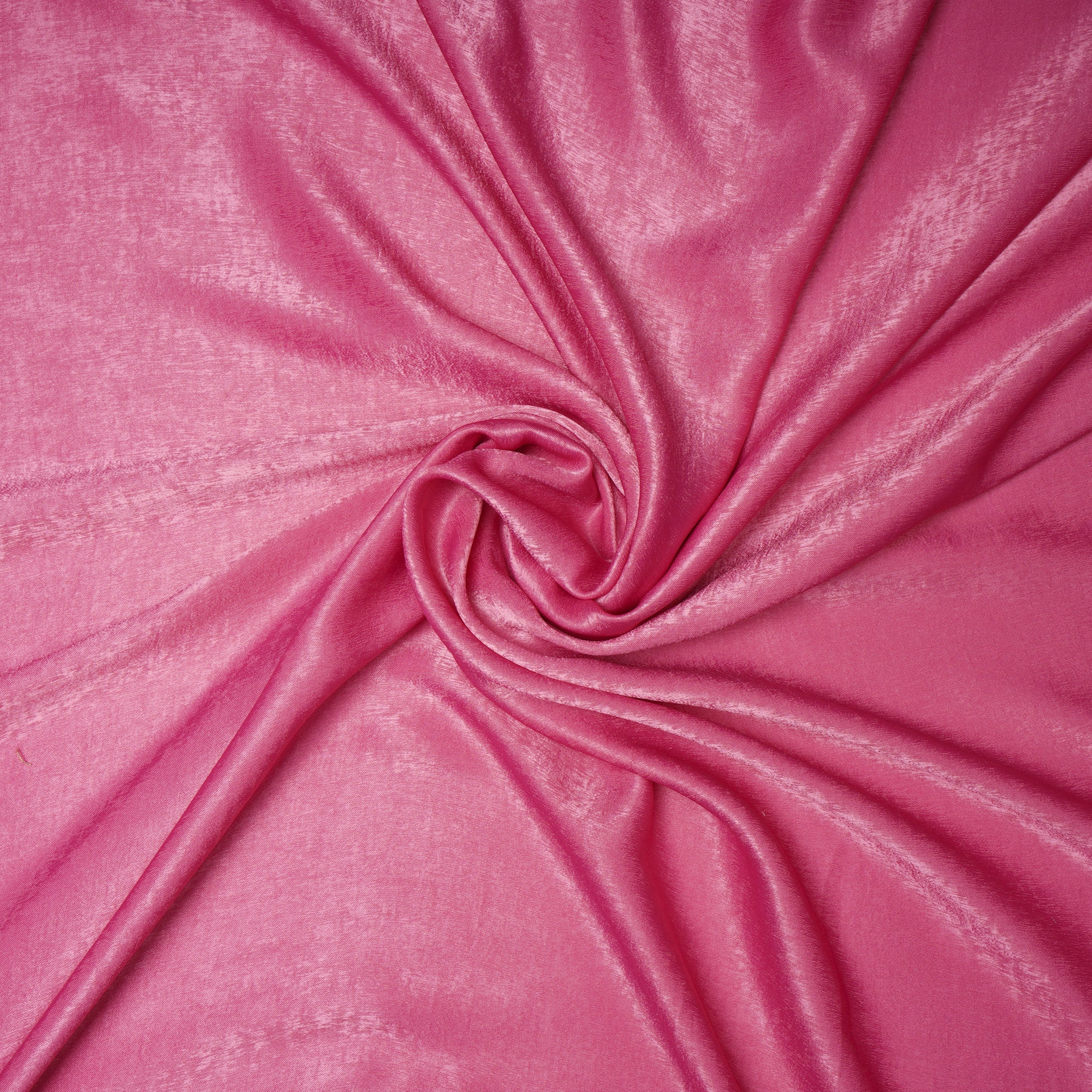 Bubblegum Solid Dyed Imported Sandwash Satin Fabric (60" Width)