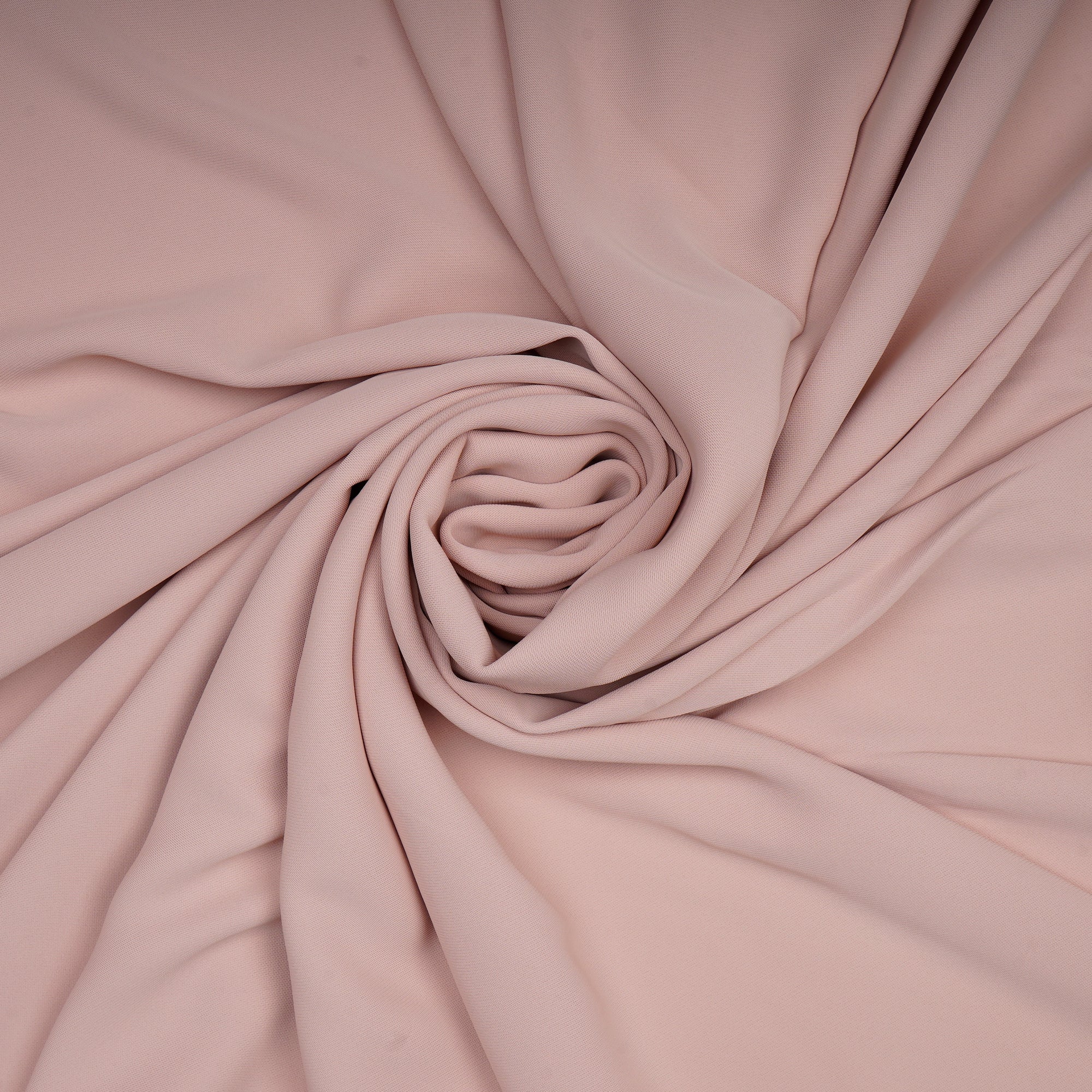 Peach Blush Solid Dyed Imported Mesh Twill Satin Fabric (60" Width)