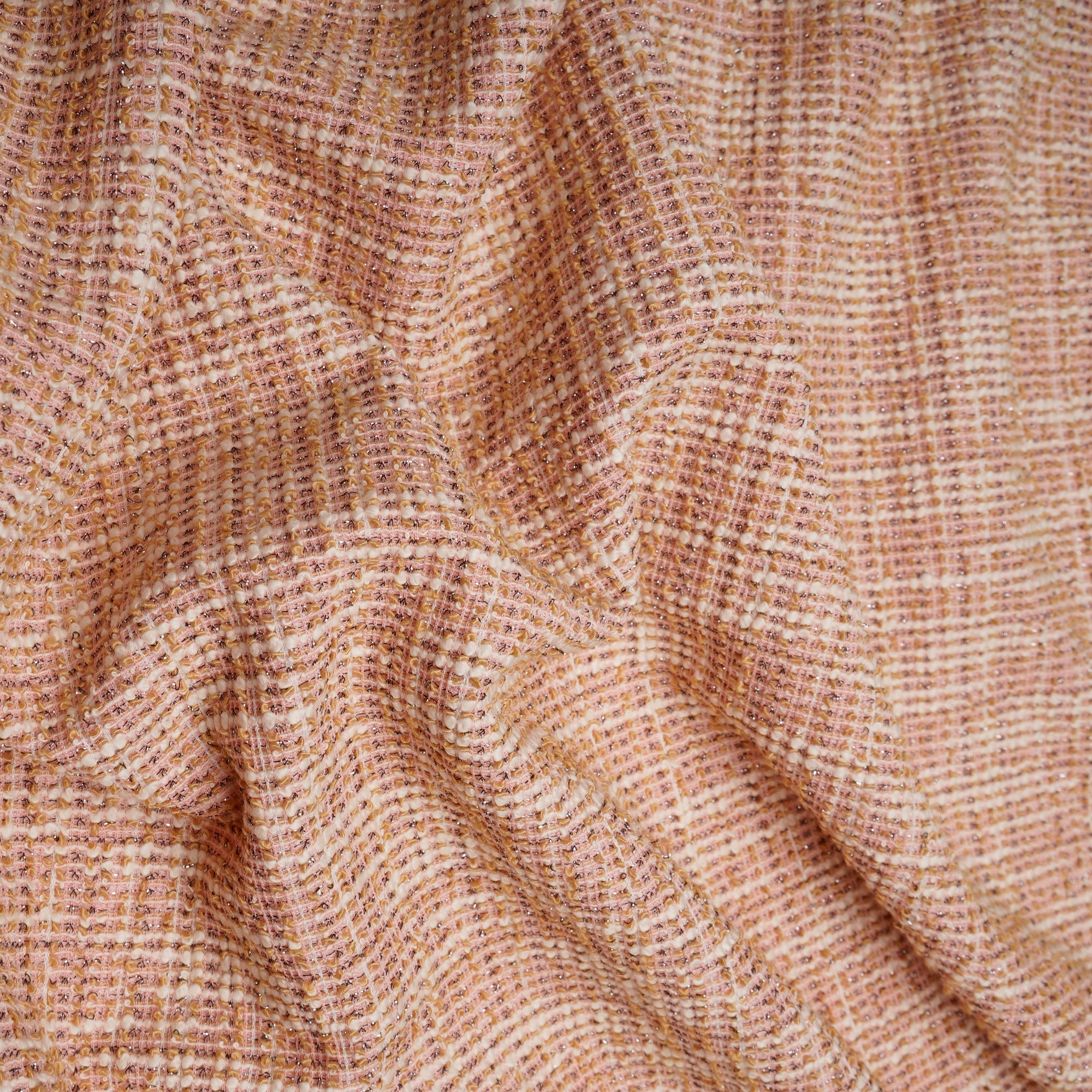 Shop Premium Shimmer Imported Stretch Tweed Fabric @ Rs.1749