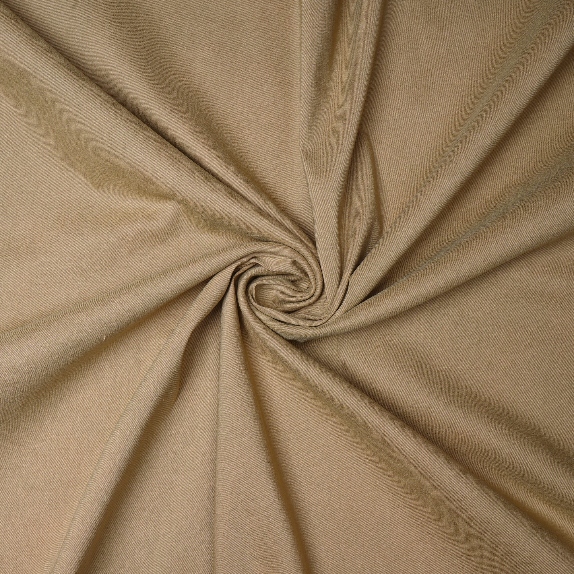 Beige Plain Dyed Bengaline Lycra Fabric