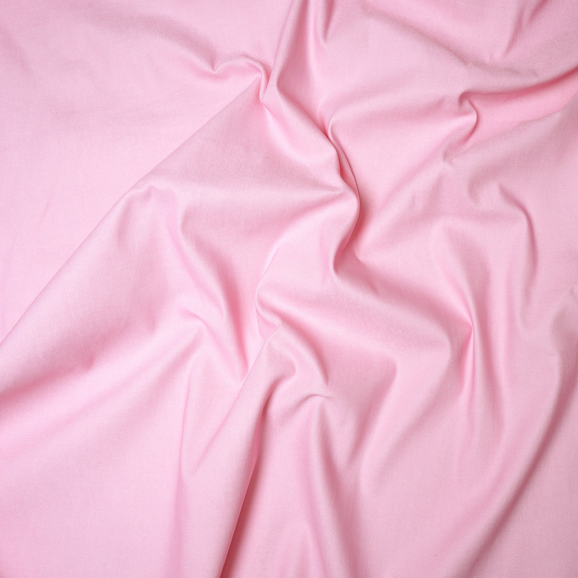 Baby Pink Plain Dyed Bengaline Lycra Fabric