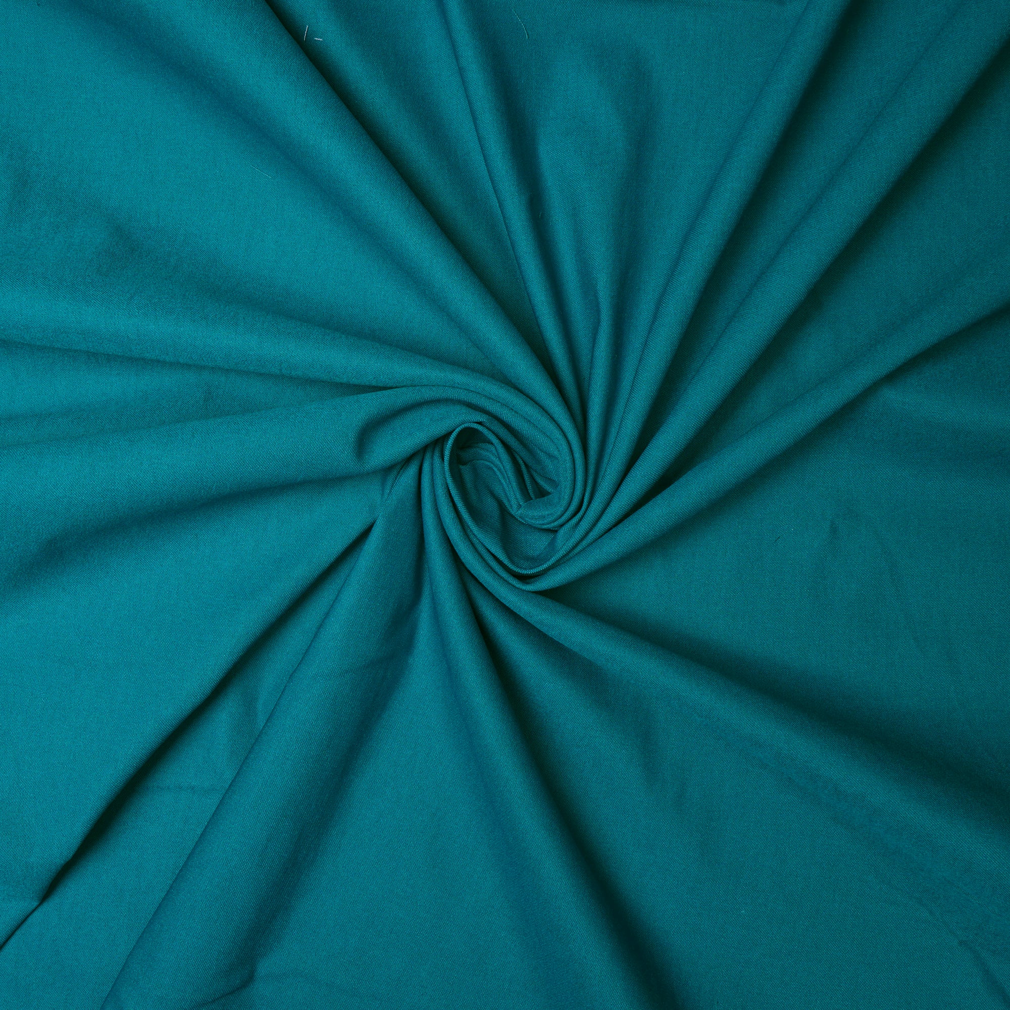 Lake Blue Plain Dyed Bengaline Lycra Fabric