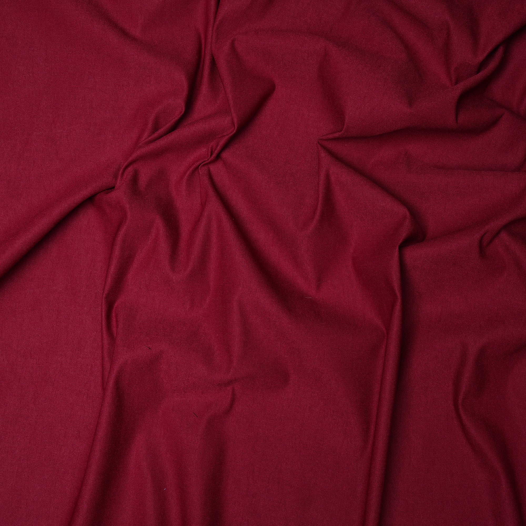 Maroon Plain Dyed Bengaline Lycra Fabric