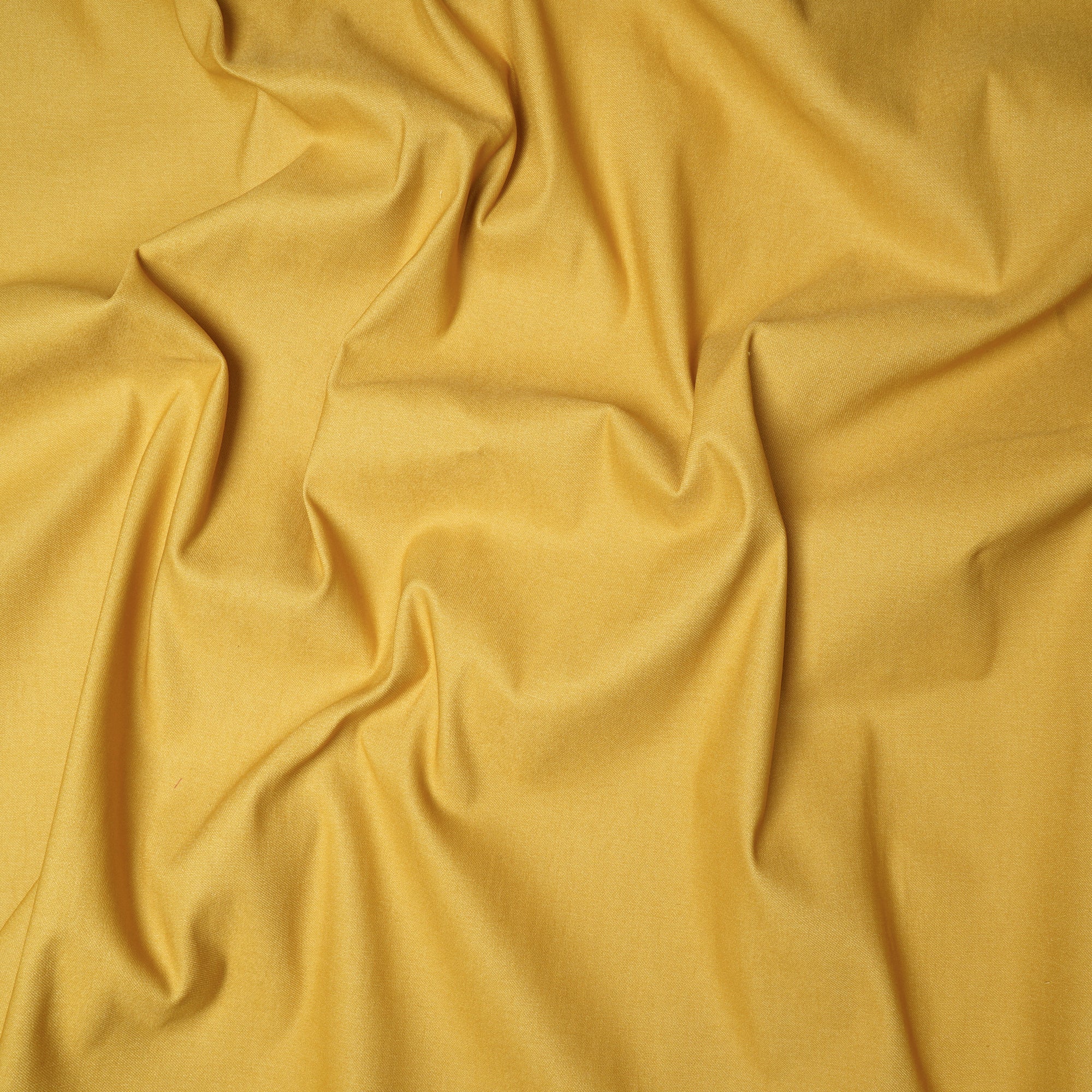 Misted Yellow Plain Dyed Bengaline Lycra Fabric