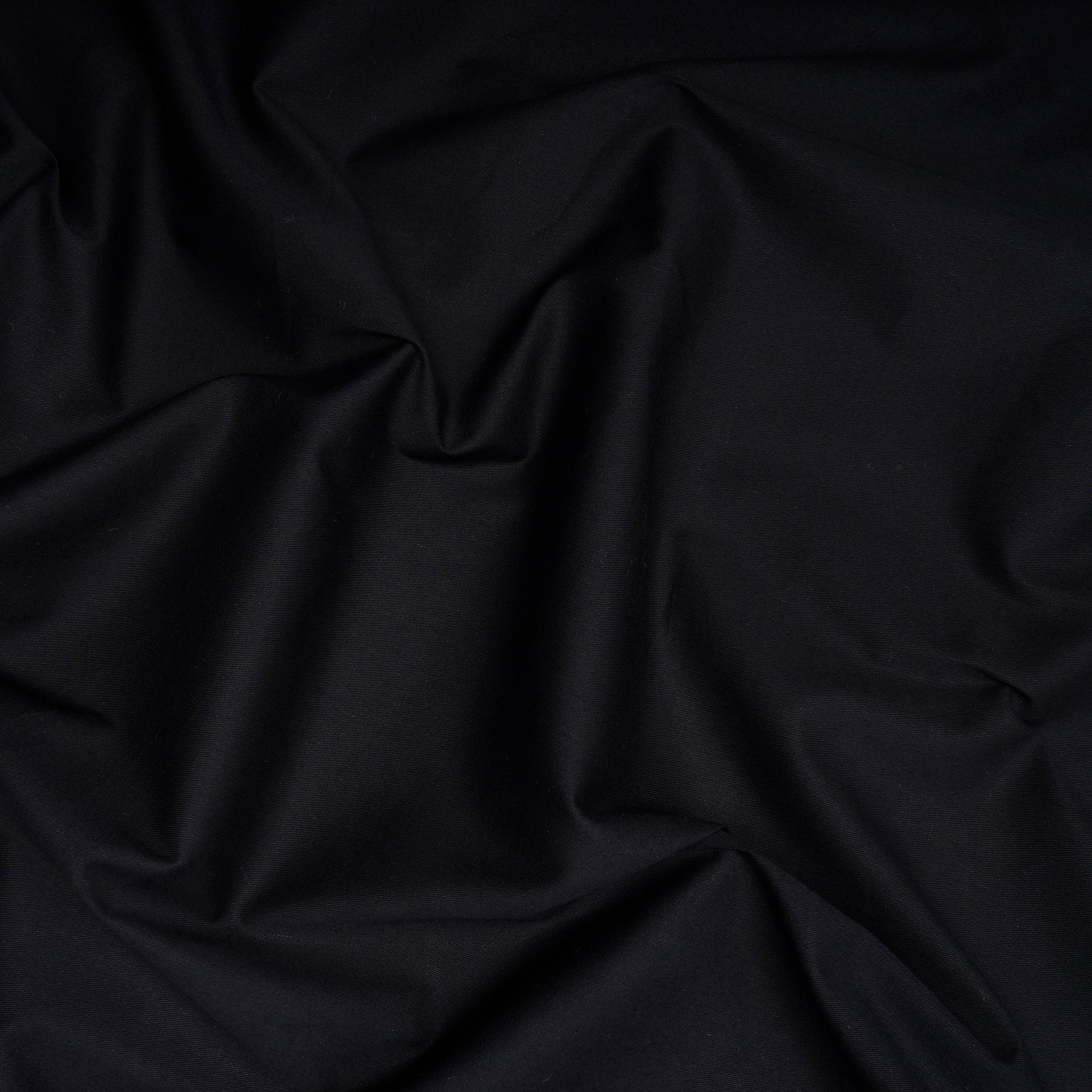 Black Mill Dyed Mill Made Premium Cotton Poplin Fabric