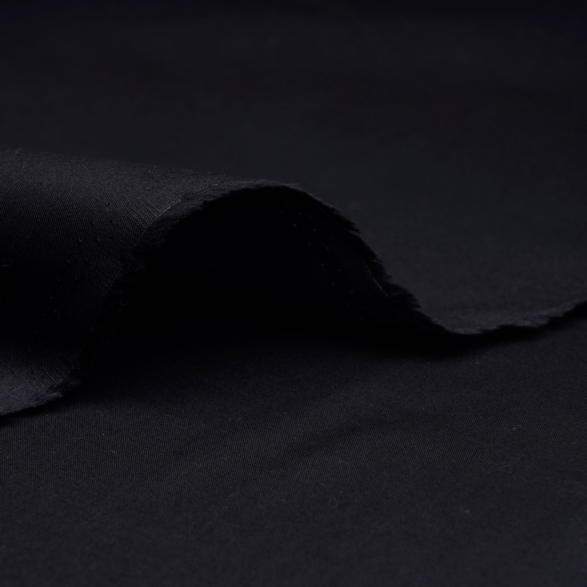 Black Mill Dyed Mill Made Premium Cotton Poplin Fabric