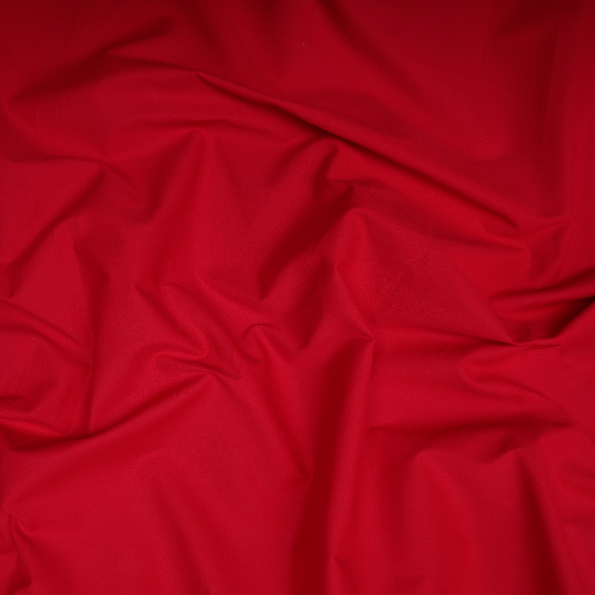 Racing Red Mill Dyed Mill Made Premium Cotton Poplin Fabric