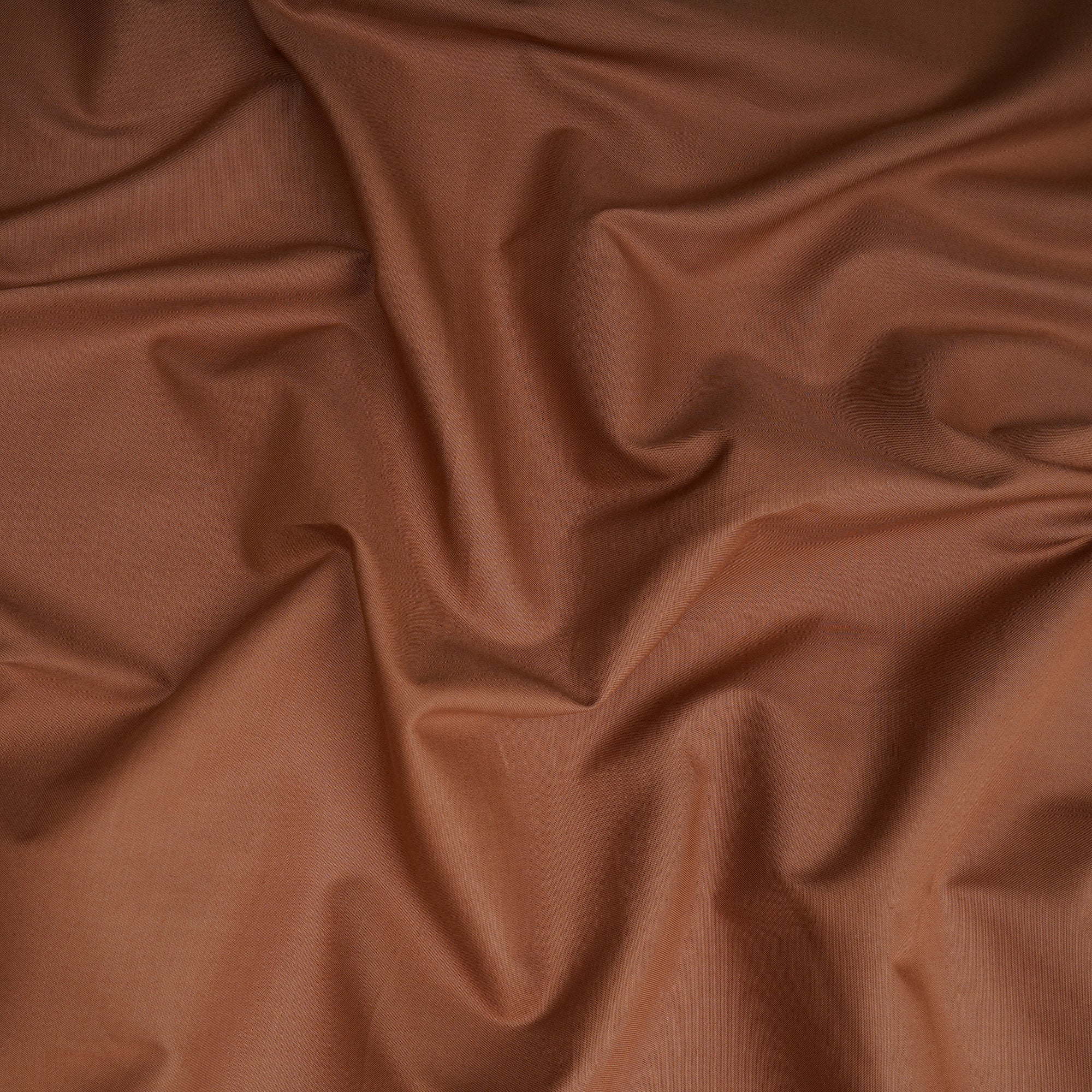 Pecan Brown Mill Dyed Mill Made Premium Cotton Twill Fabric