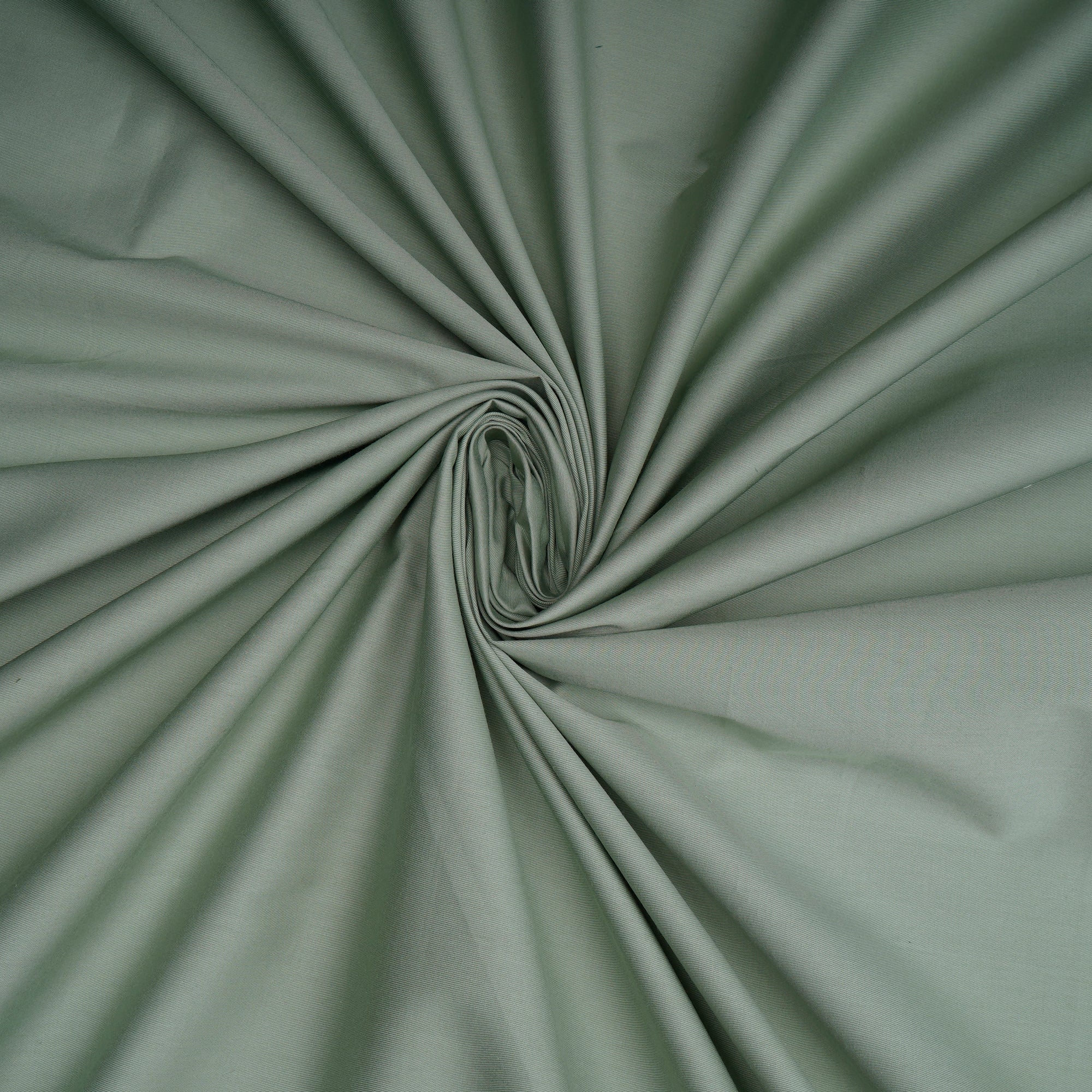 Smoke Green Mill Dyed Mill Made Premium Cotton Twill Fabric