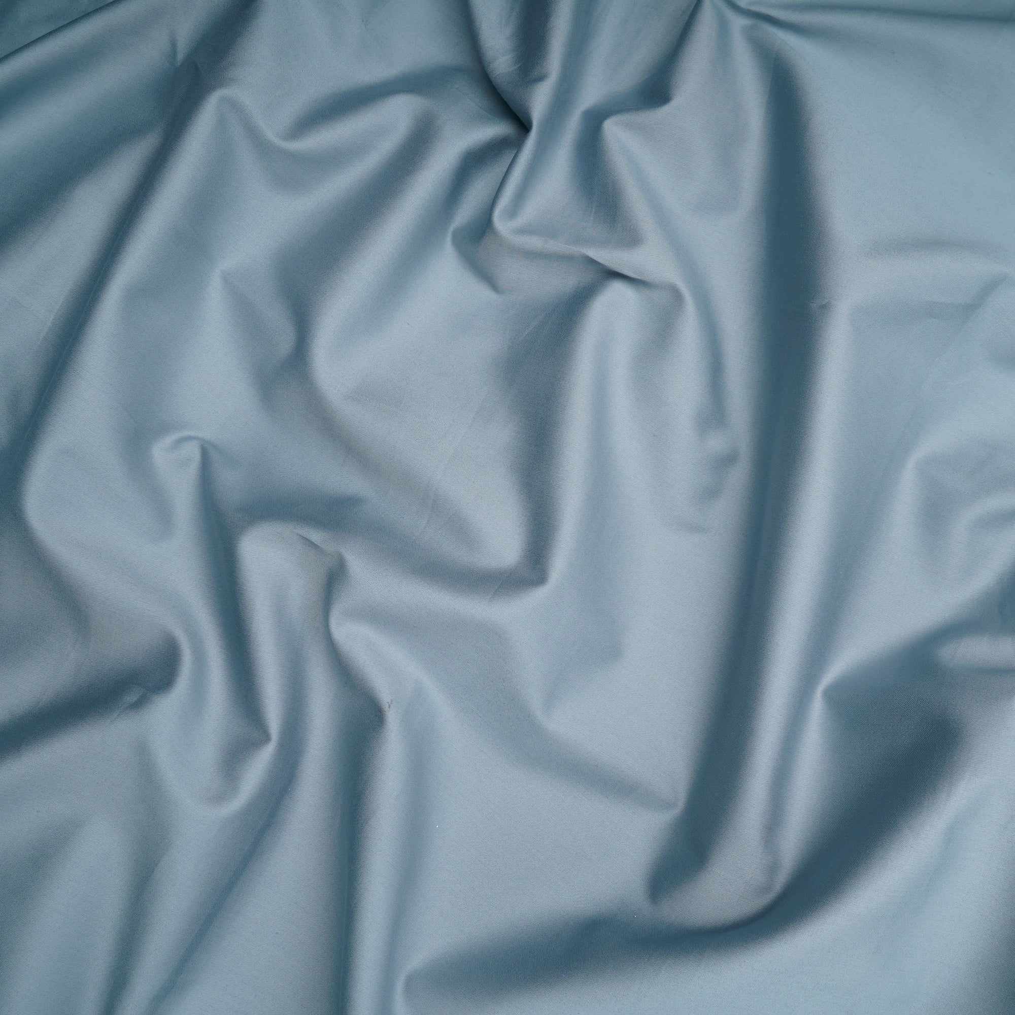 Light Grey Mill Dyed Mill Made Premium Cotton Satin Fabric