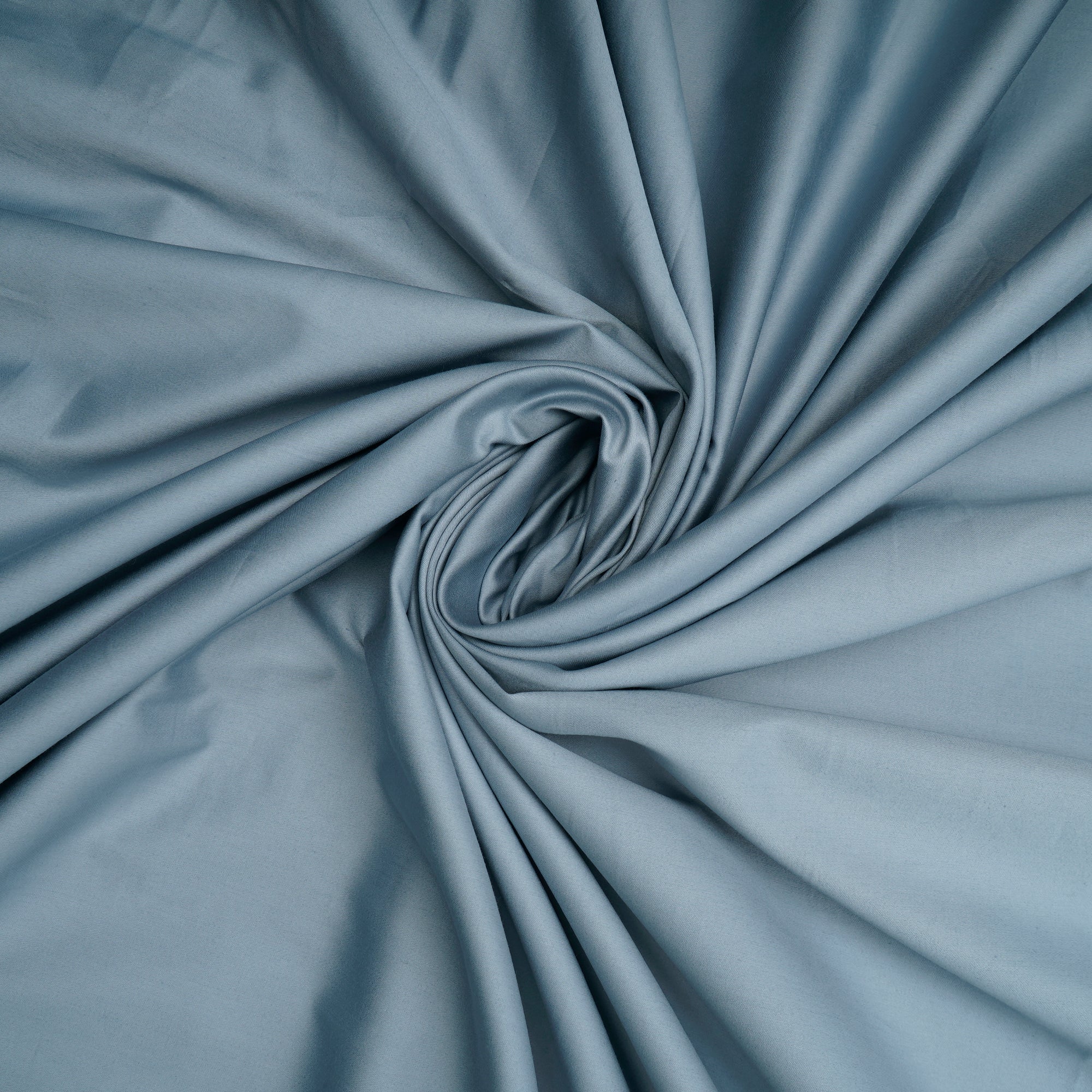 Light Grey Mill Dyed Mill Made Premium Cotton Satin Fabric