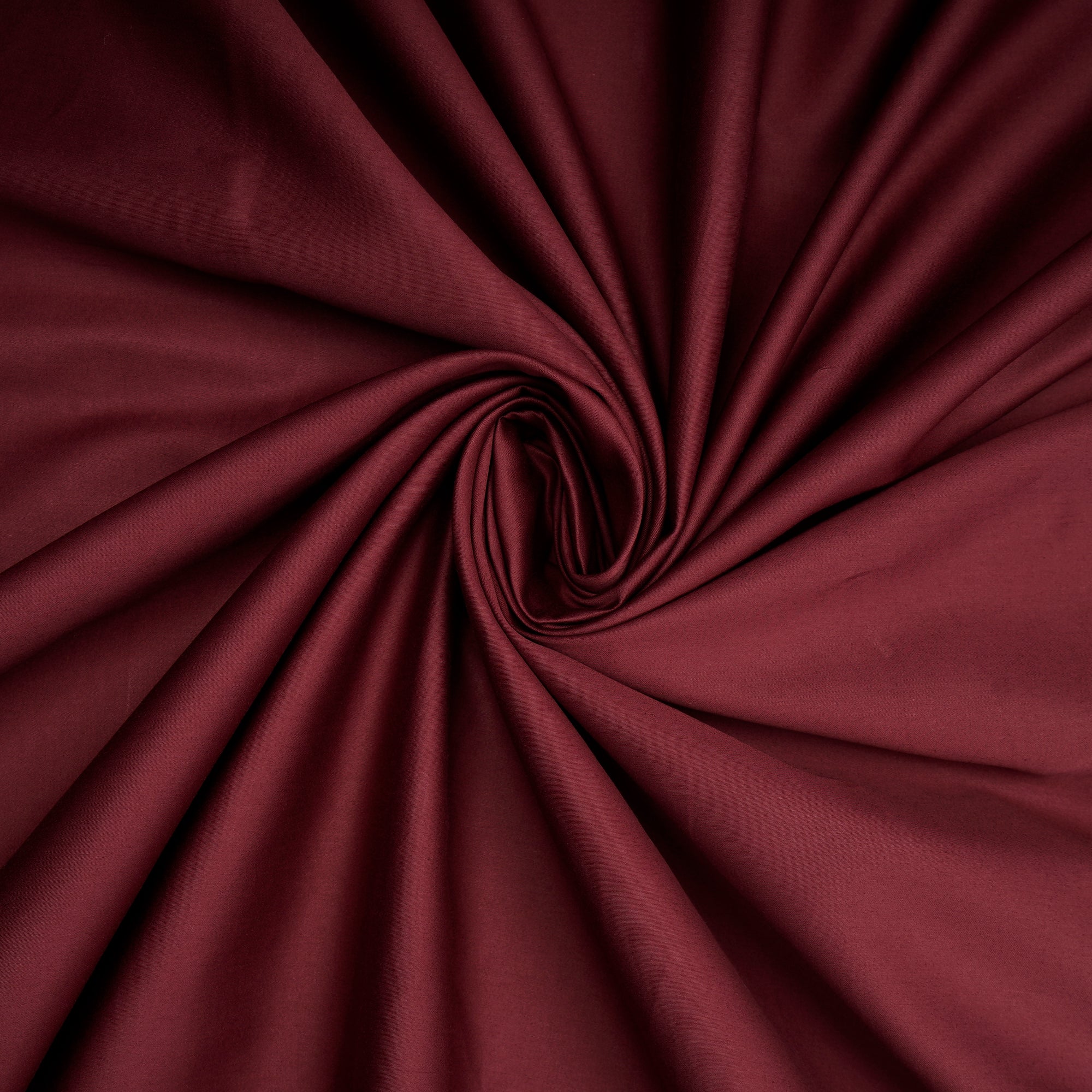 Maroon Mill Dyed Mill Made Premium Cotton Satin Fabric