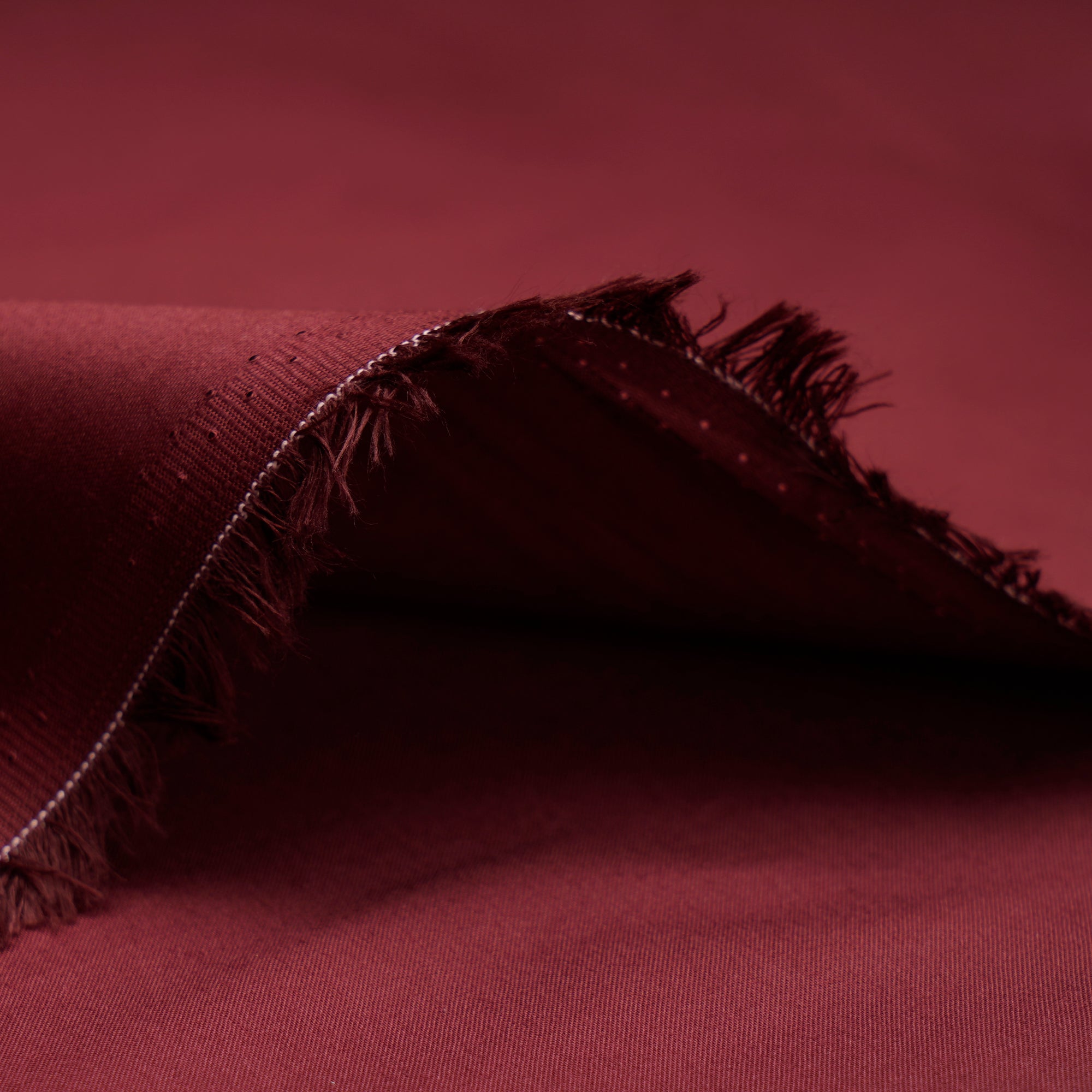 Maroon Mill Dyed Mill Made Premium Cotton Satin Fabric