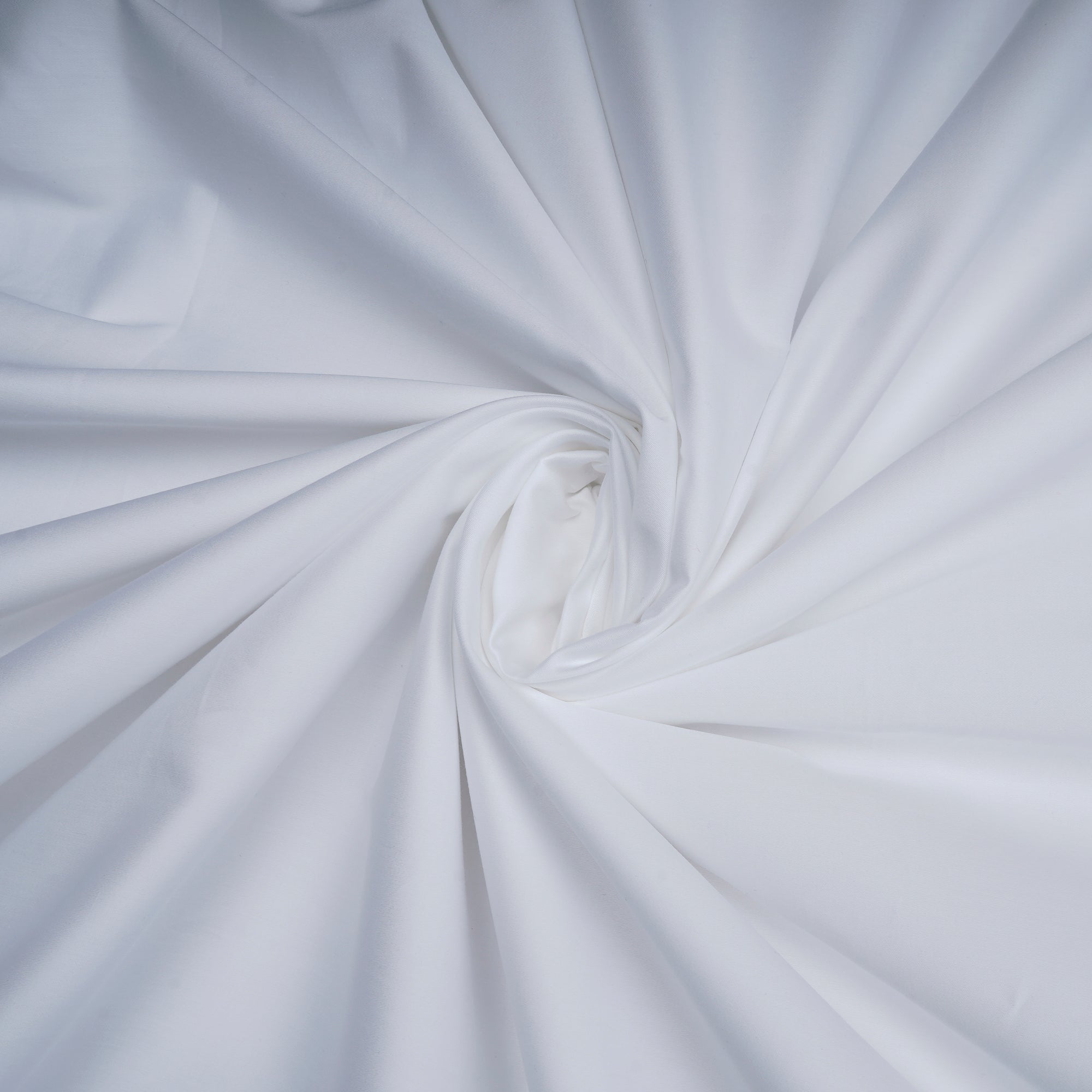 White Mill Dyed Mill Made Premium Cotton Satin Fabric