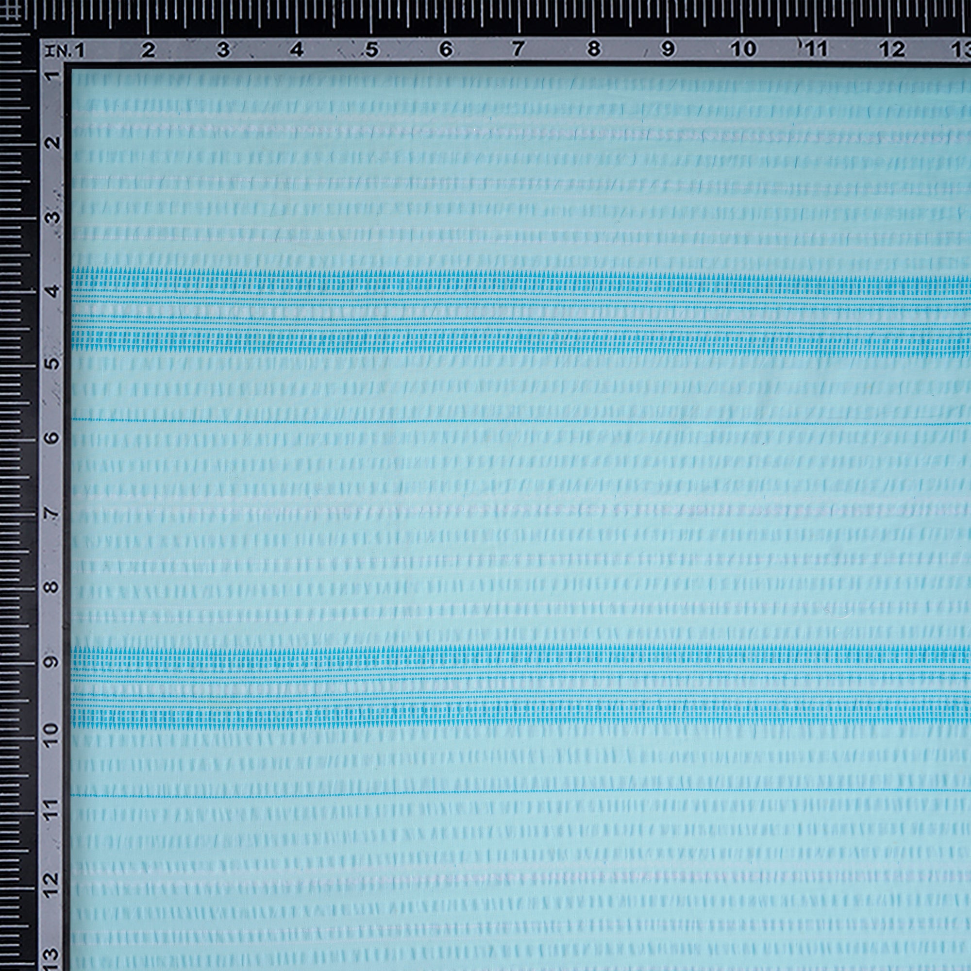 Sky Blue Stripe Pattern Yarn Dyed Cotton Fabric