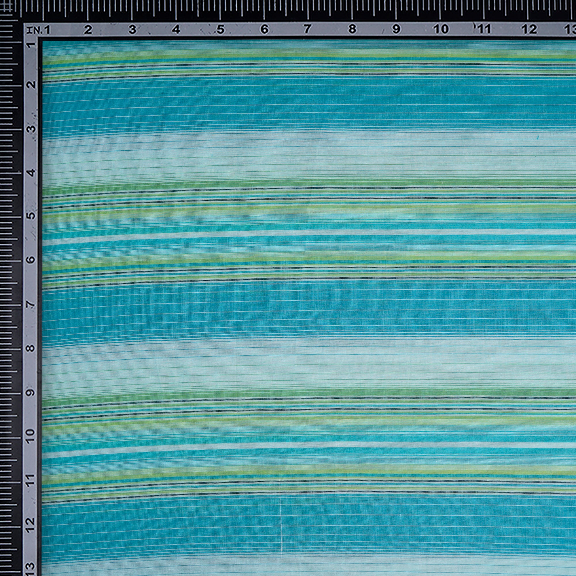 Light Blue Stripe Pattern Yarn Dyed Cotton Fabric