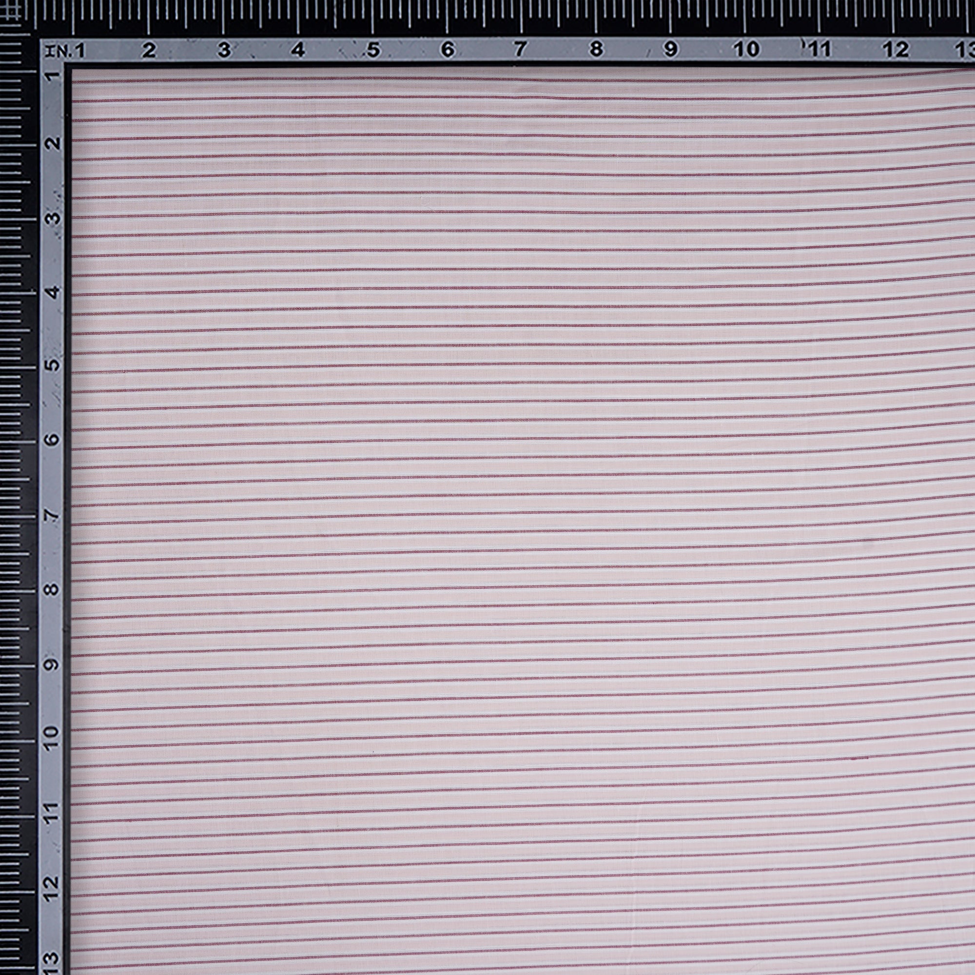 Baby Pink Stripe Pattern Yarn Dyed Cotton Fabric