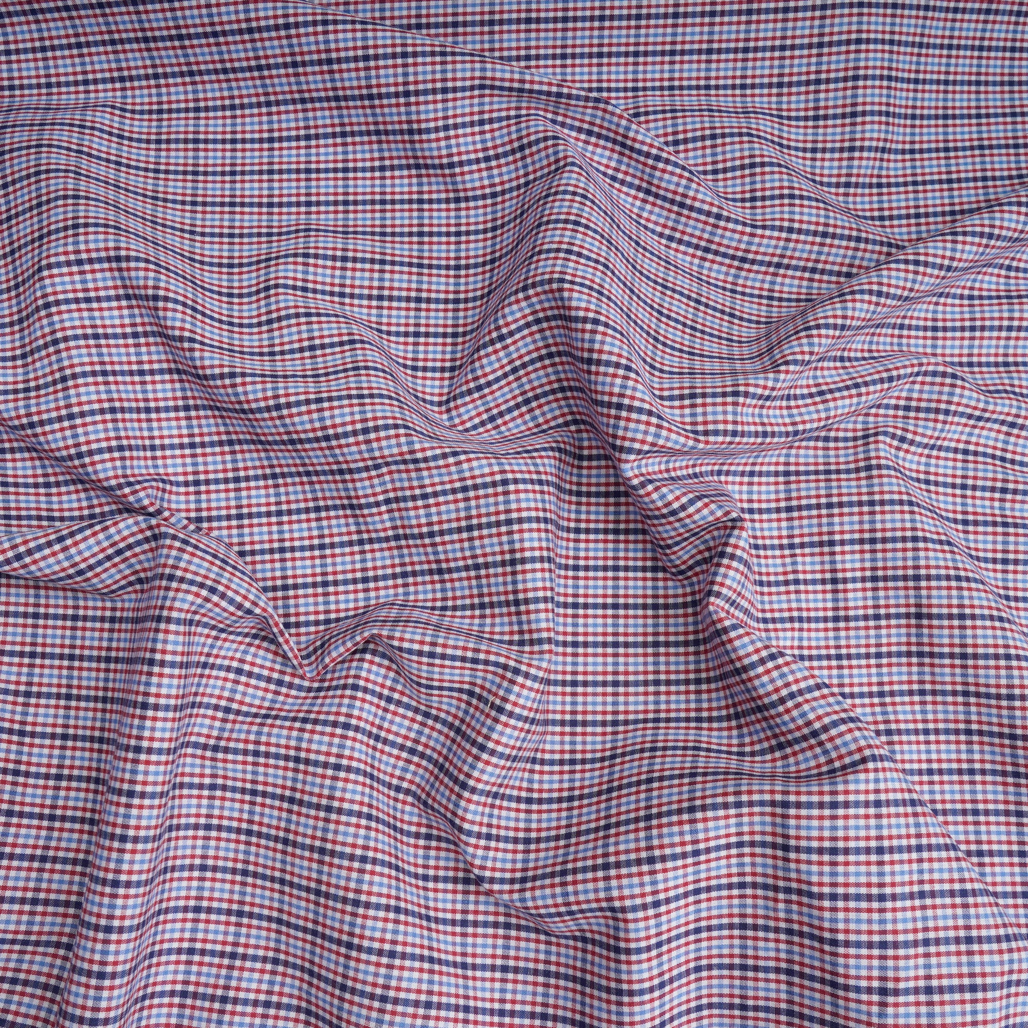 Multi Color Check Pattern Yarn Dyed Cotton Fabric