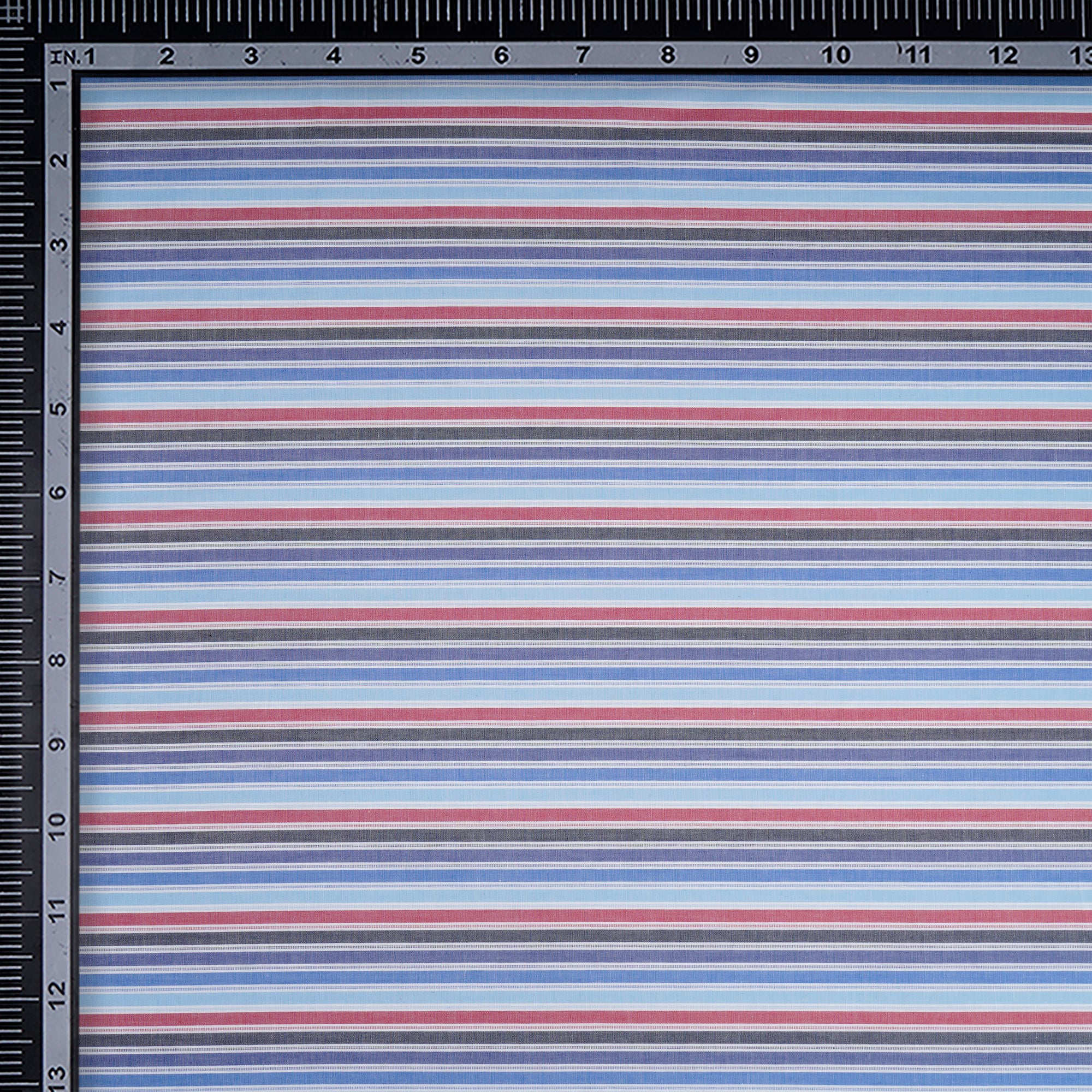 Multi Color Stripe Pattern Yarn Dyed Cotton Fabric