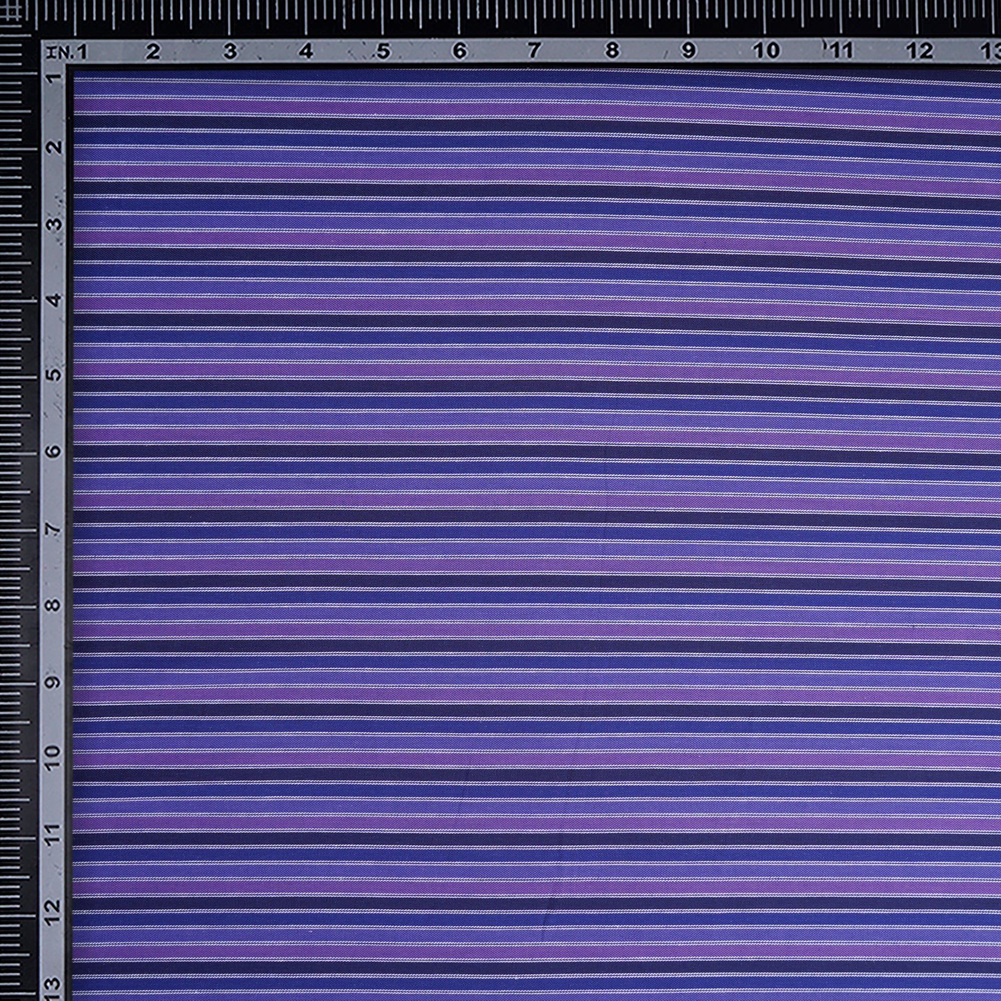 Voilet Stripe Pattern Yarn Dyed Cotton Fabric