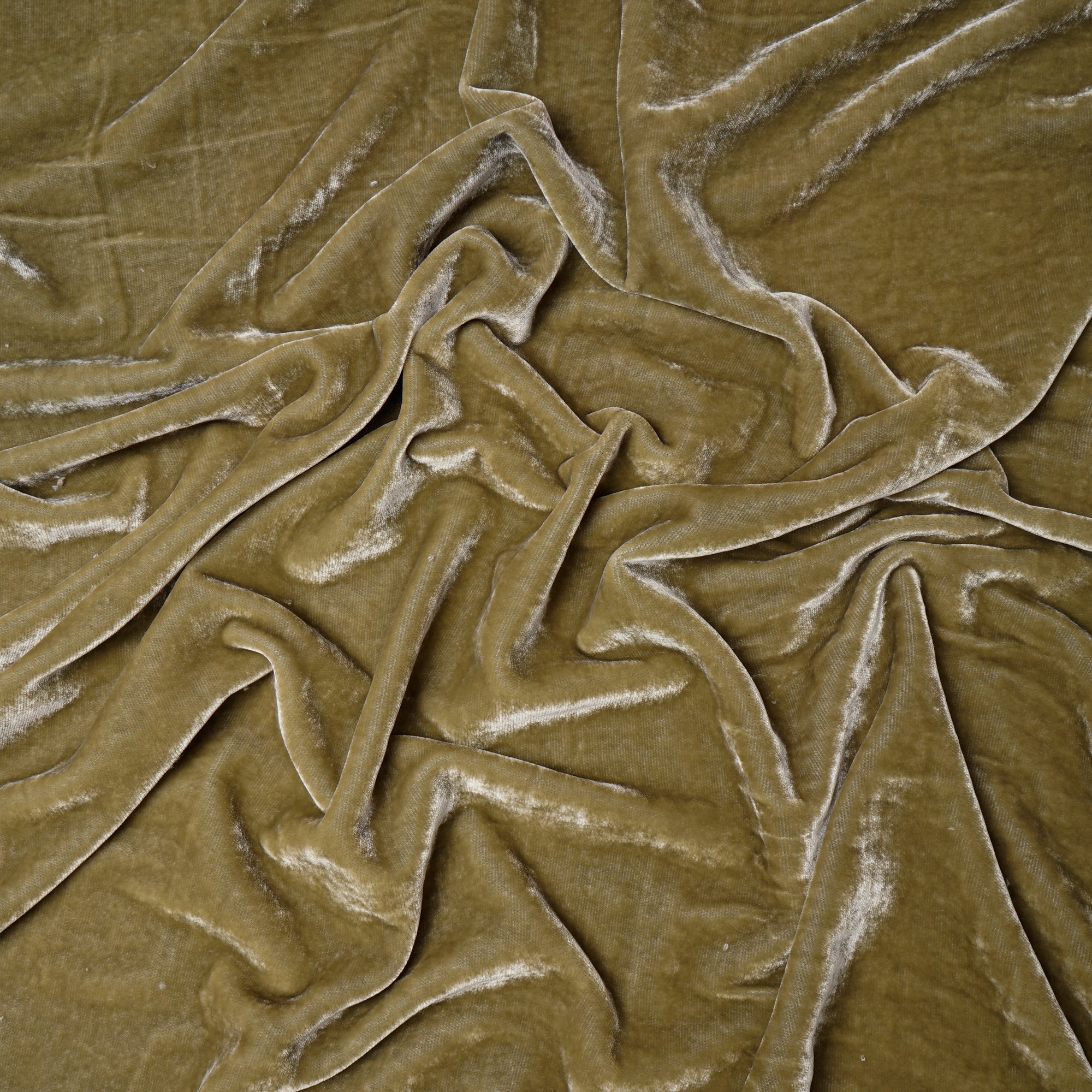 Slate Green Imported Korean Velvet Fabric (44" Width)