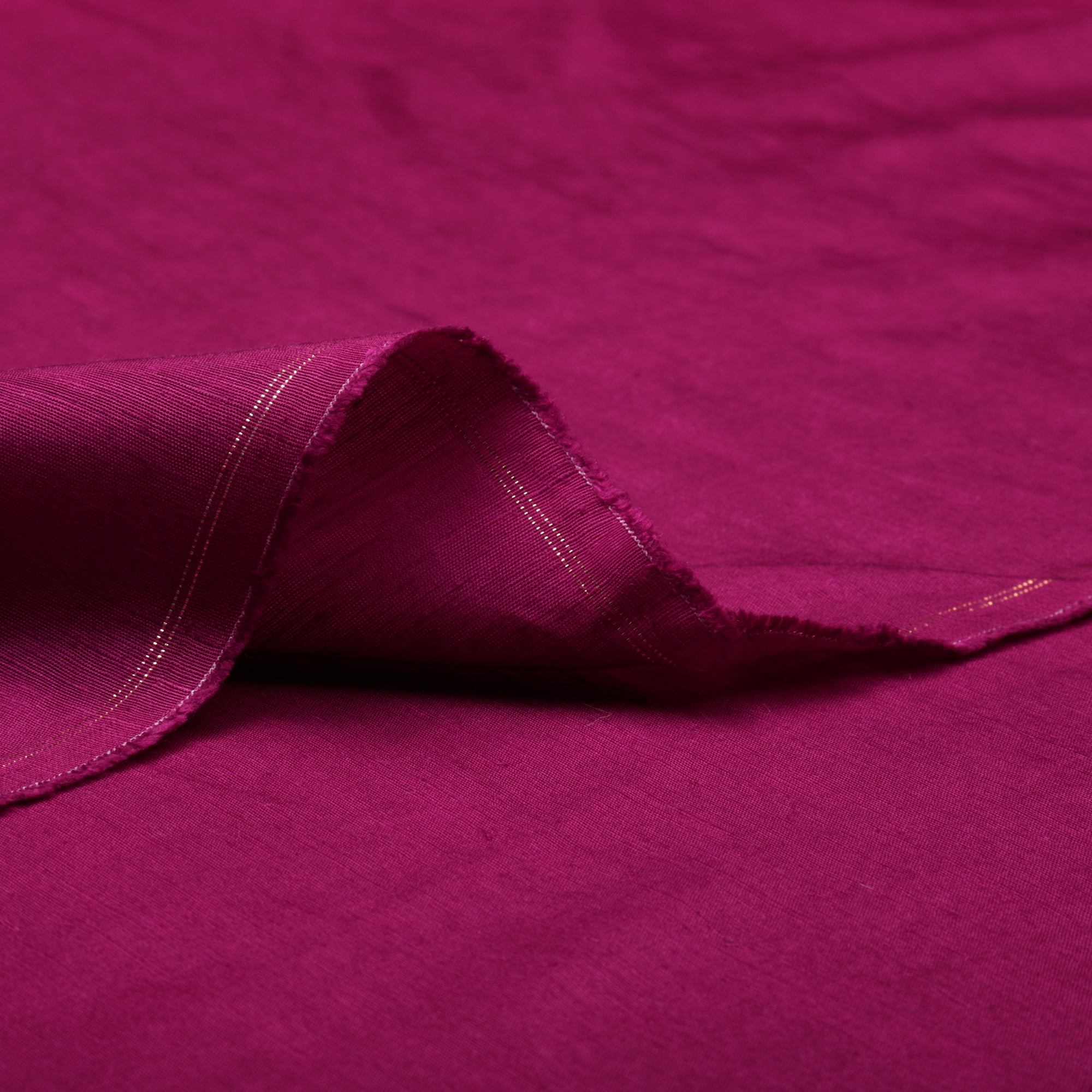 (Pre-Cut 1.50 Mtr)Purple Piece Dyed Bemberg Linen Fabric