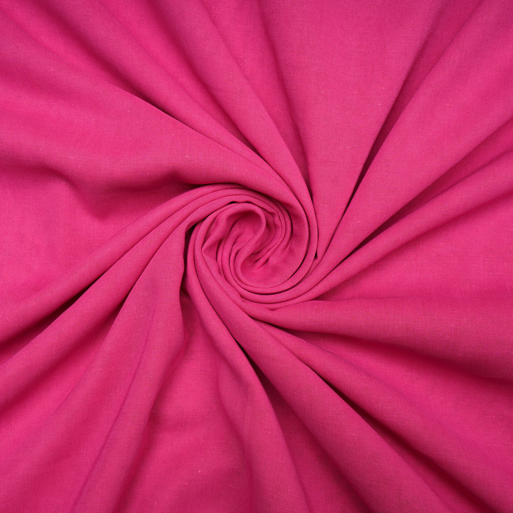 (Pre-Cut 0.80 Mtr)Pink Piece Dyed High Twist 2x2 Cotton Voile Fabric