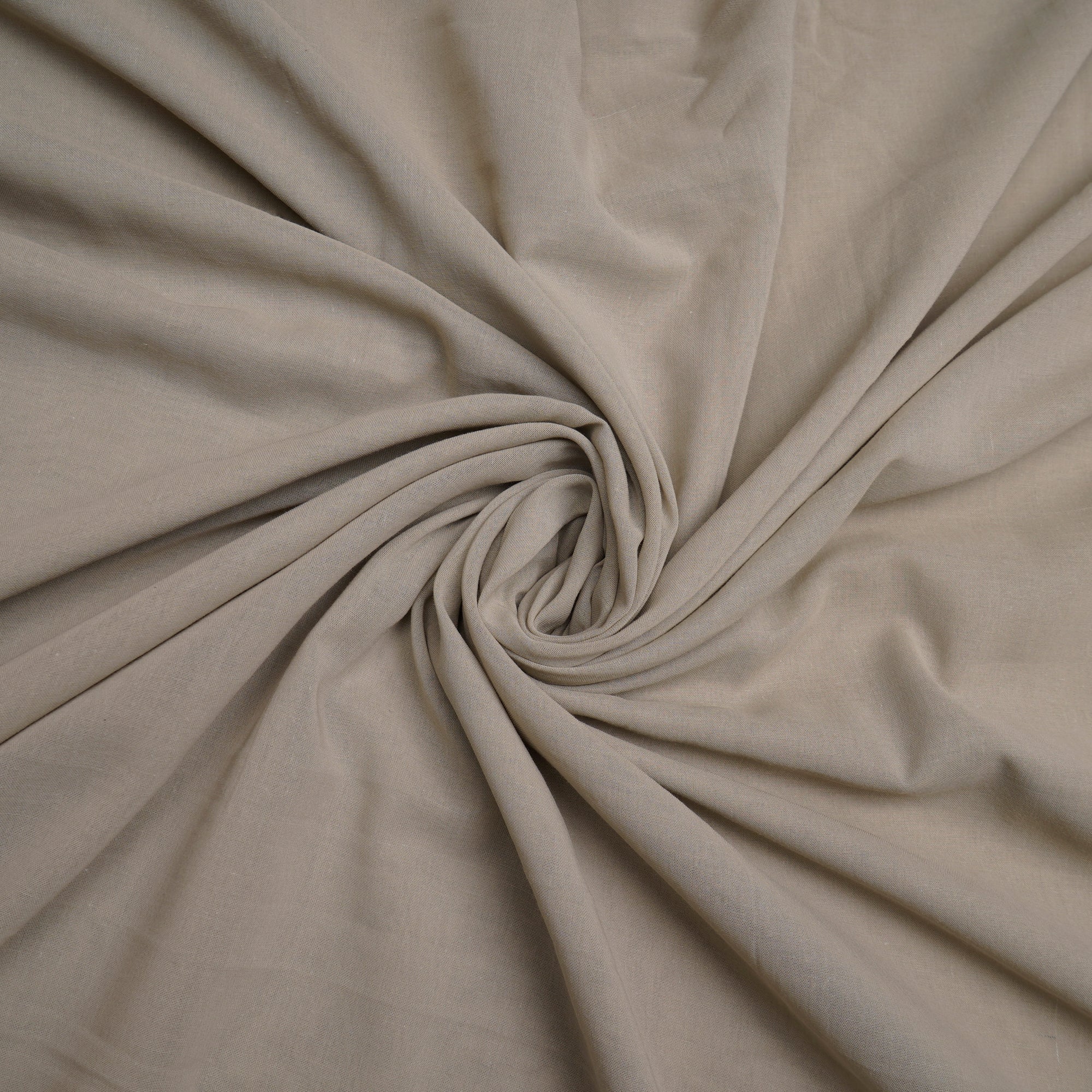 (Pre-Cut 2.65 Mtr)Grey Mill Dyed High Twist 2x2 Cotton Voile Fabric