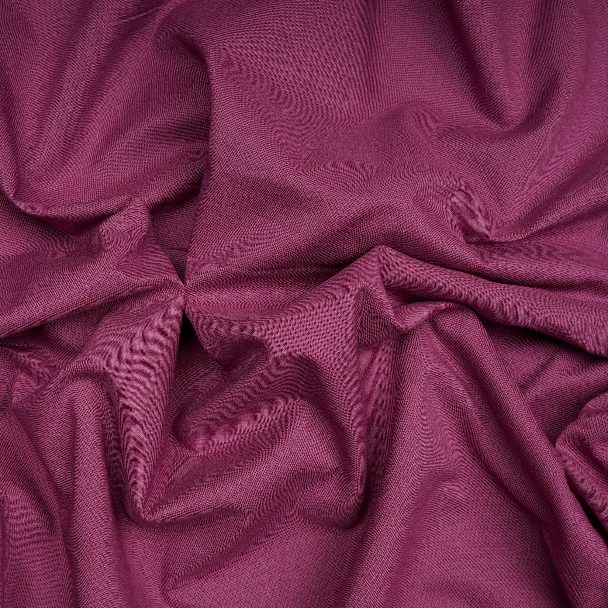 (Pre-Cut 2.75 Mtr)Purple Piece Dyed Plain Cotton Fabric
