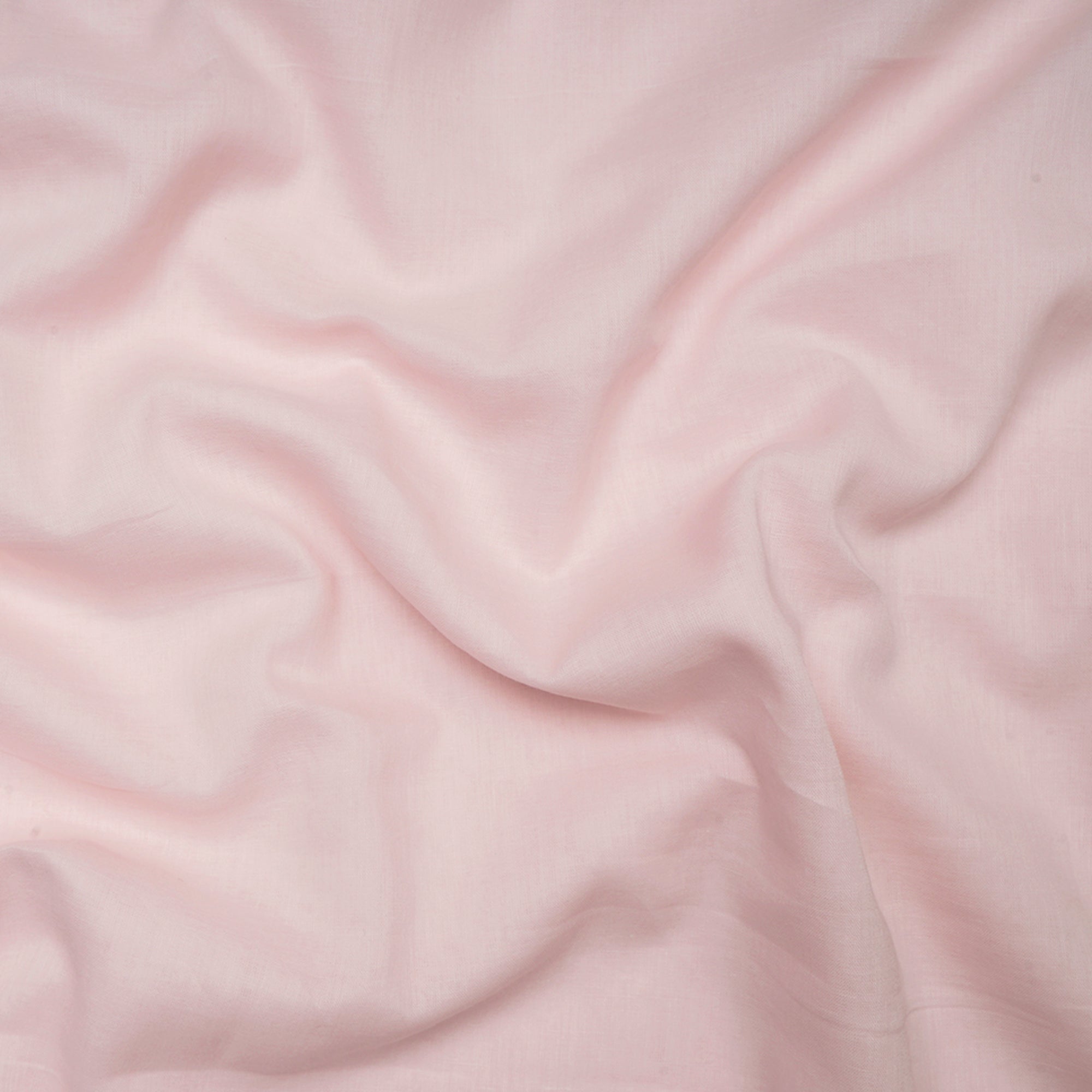 (Pre-Cu 1.20 Mtr)Baby Pink Piece Dyed Plain Cotton Voile Fabric