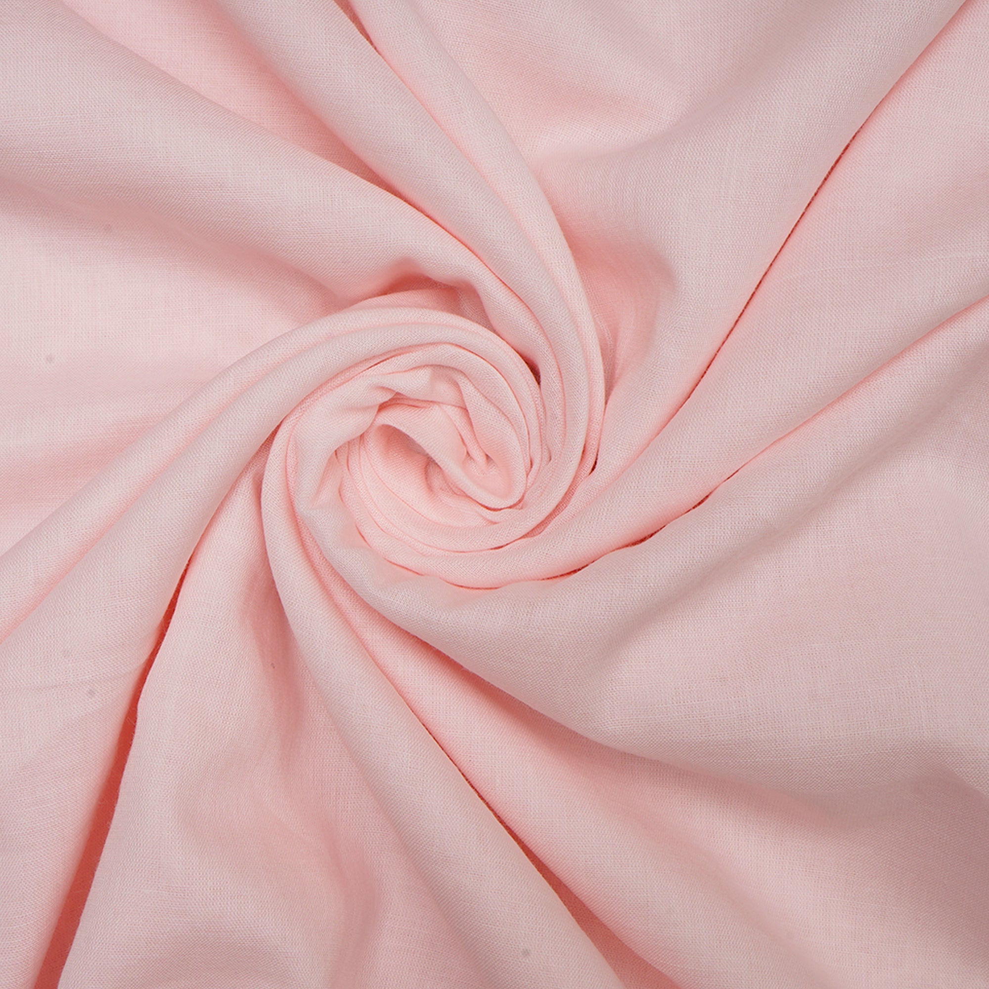 (Pre-Cu 1.20 Mtr)Baby Pink Piece Dyed Plain Cotton Voile Fabric