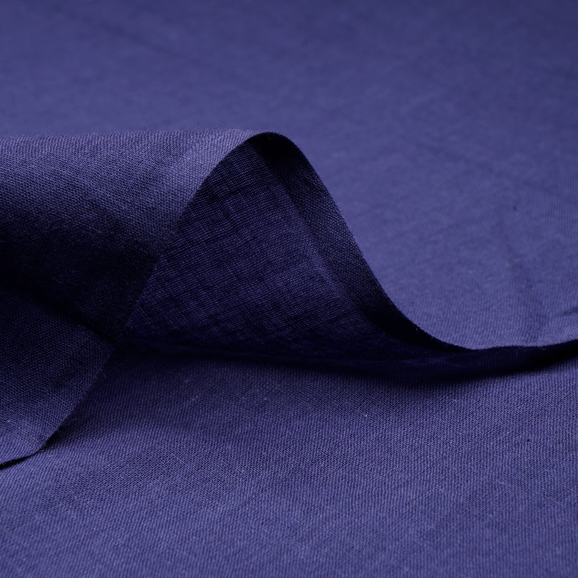 (Pre-Cut 2.50 Mtr)Navy Blue Pure Cotton Voile Fabric