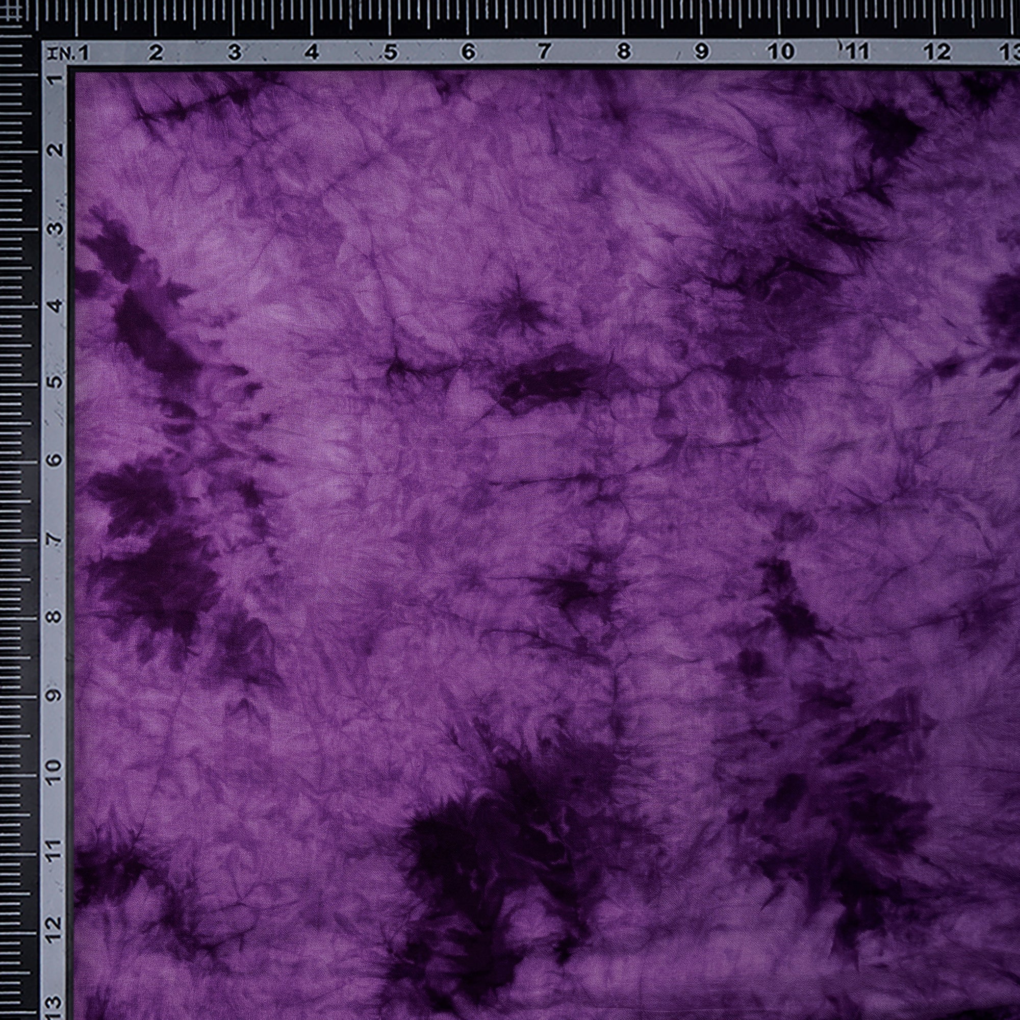 (Pre-Cut 3.90 Mtr)Purple Color Handcrafted Batik Printed Cotton Fabric